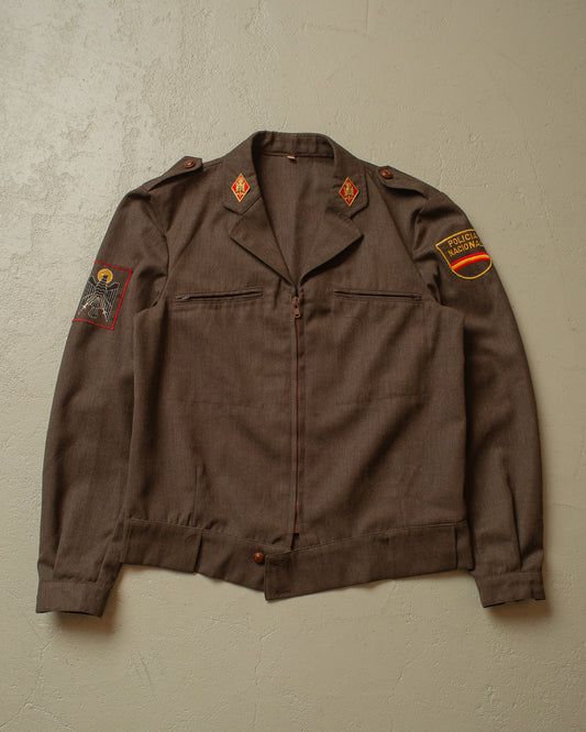 1970s Policía Armada Jacket brown - M