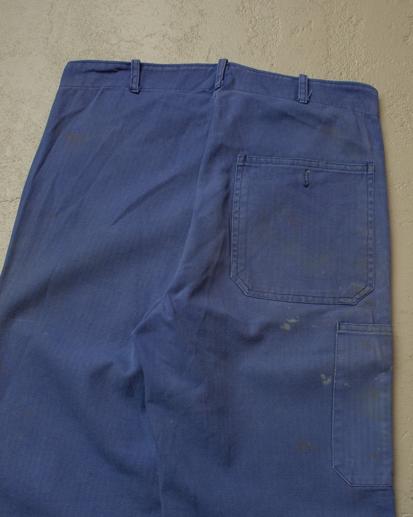 1960s/70s German Workwear Pants blue - W32 L30