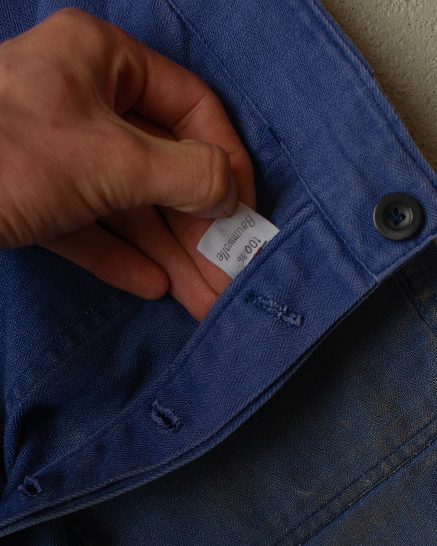1960s/70s German Workwear Pants blue - W32 L30