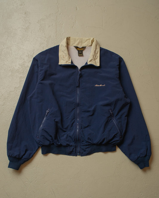 1980s Eddie Bauer Windbreaker navyblue - L/XL