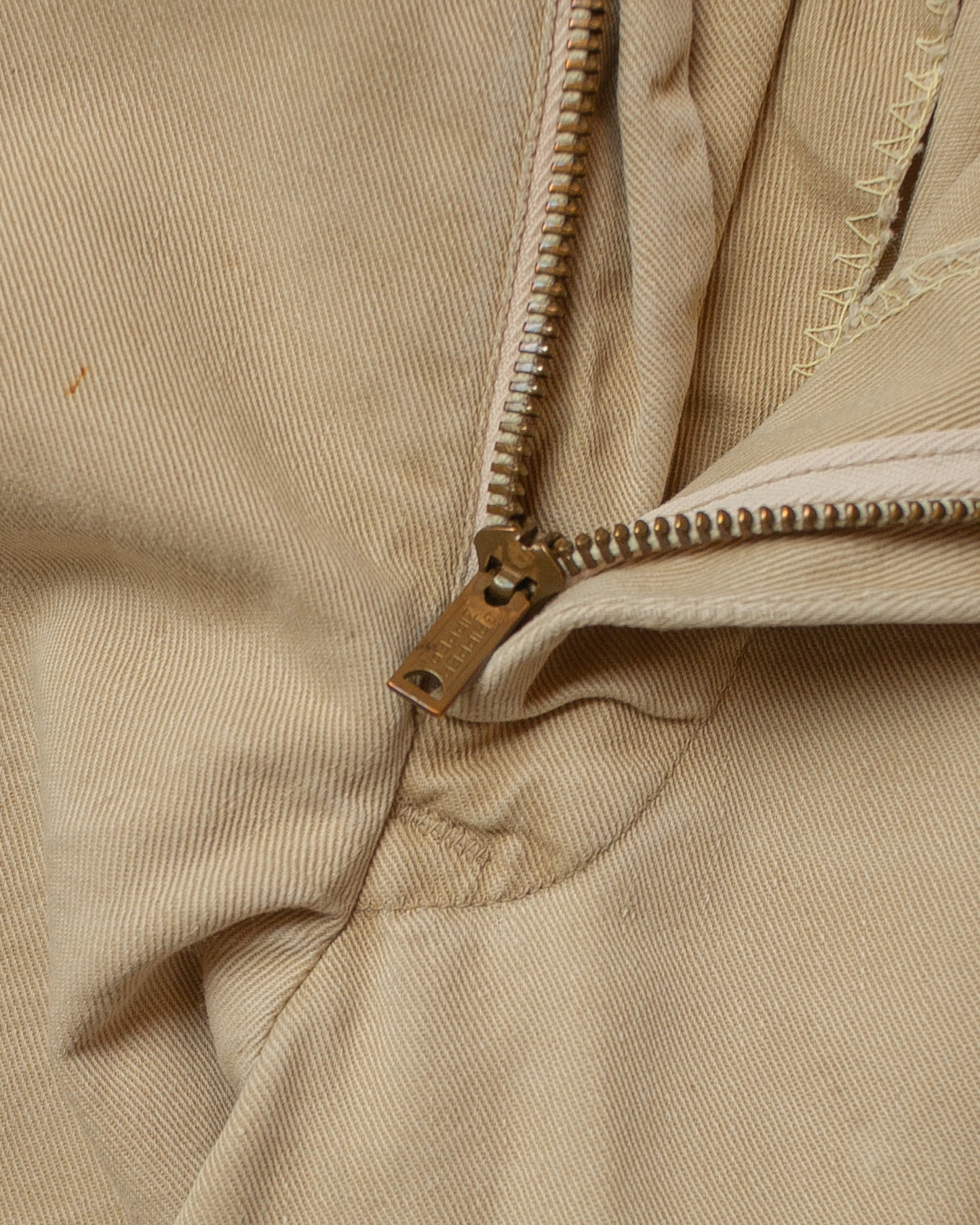 1950s distressed US Army Chino Pants beige - W43 L32