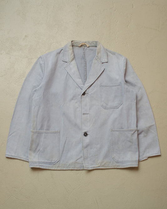 1950s/60s East German Workwear Set blue - M/L