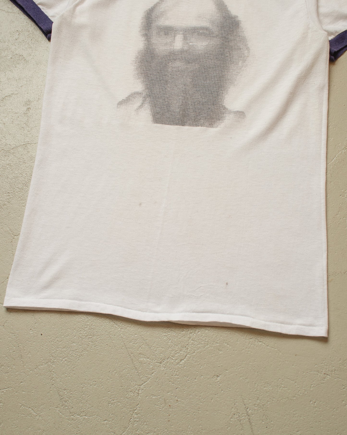 1970s Roch Thèriault? Ringer T-shirt white - M