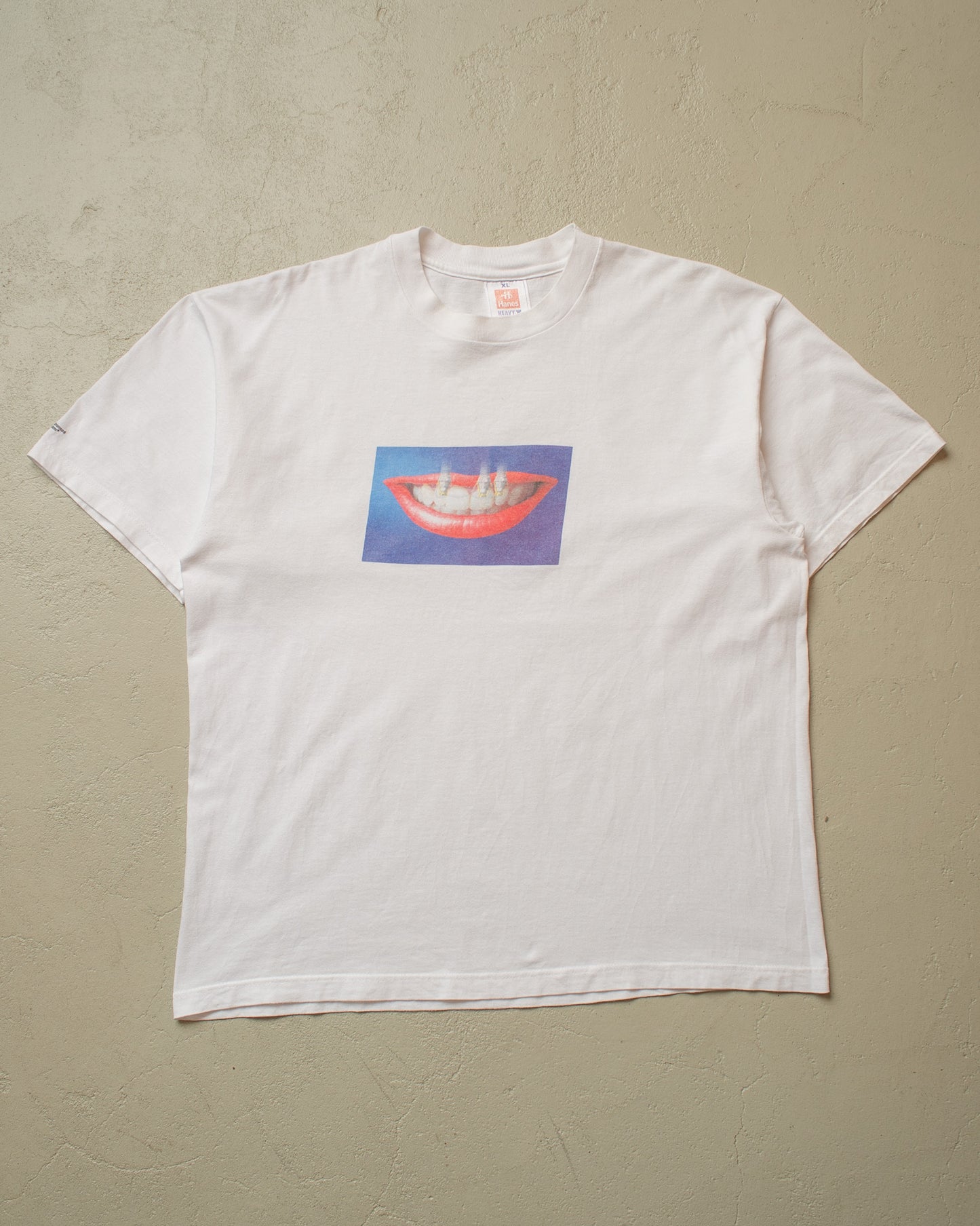 1990s Brånemark Teeth Implant T-shirt white - XL