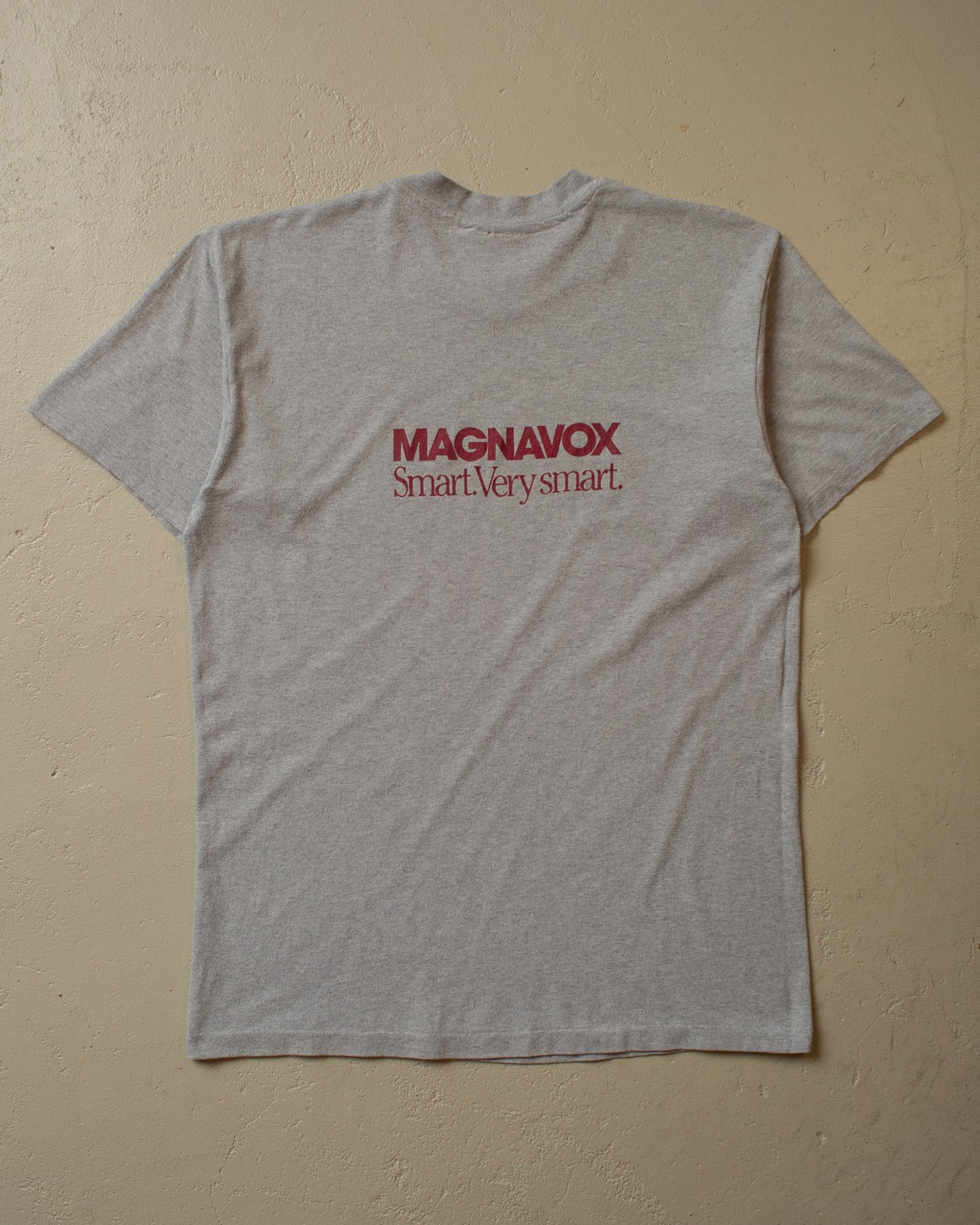 1980s Magnavox TV T-shirt grey - M/L