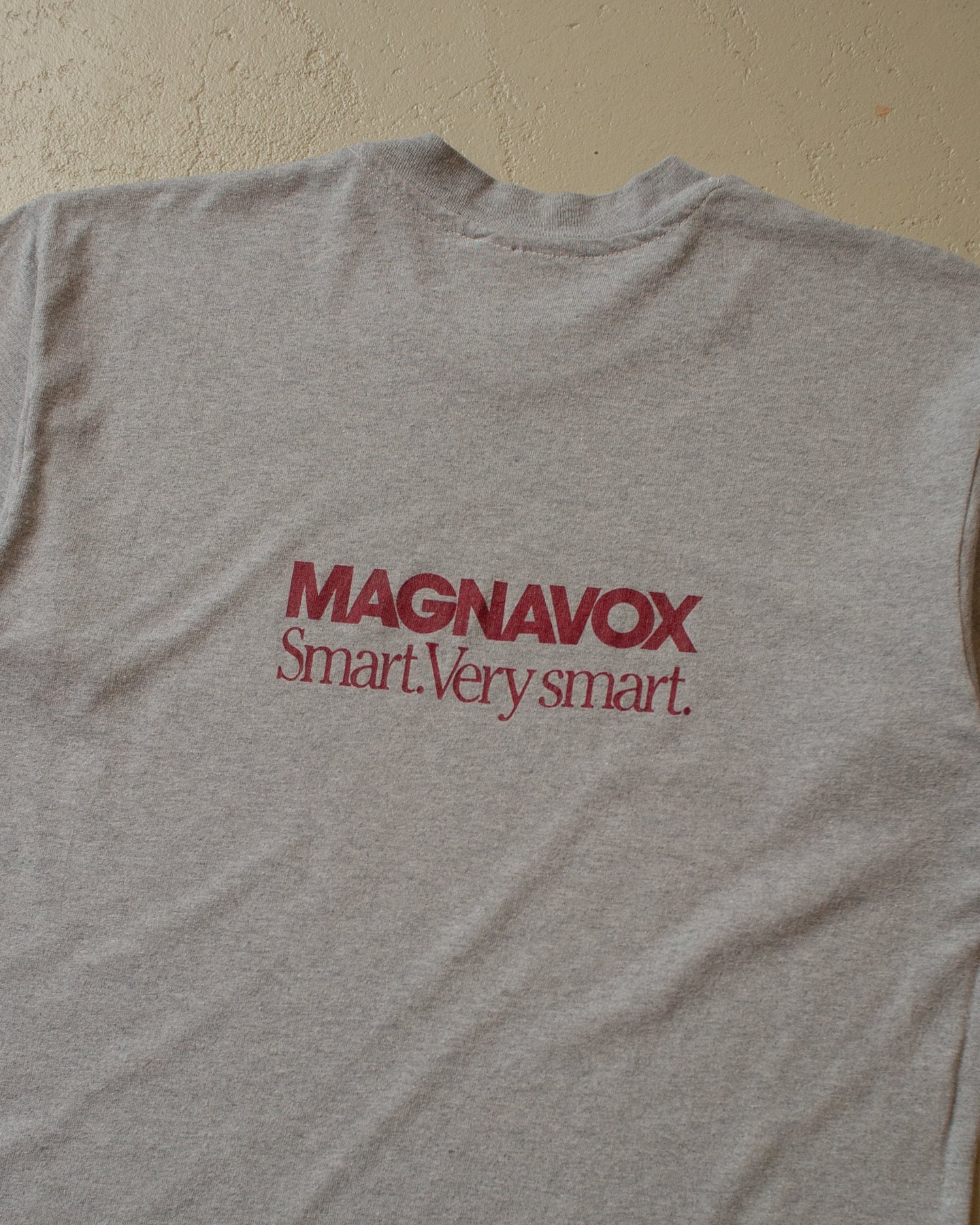 1980s Magnavox TV T-shirt grey - M/L