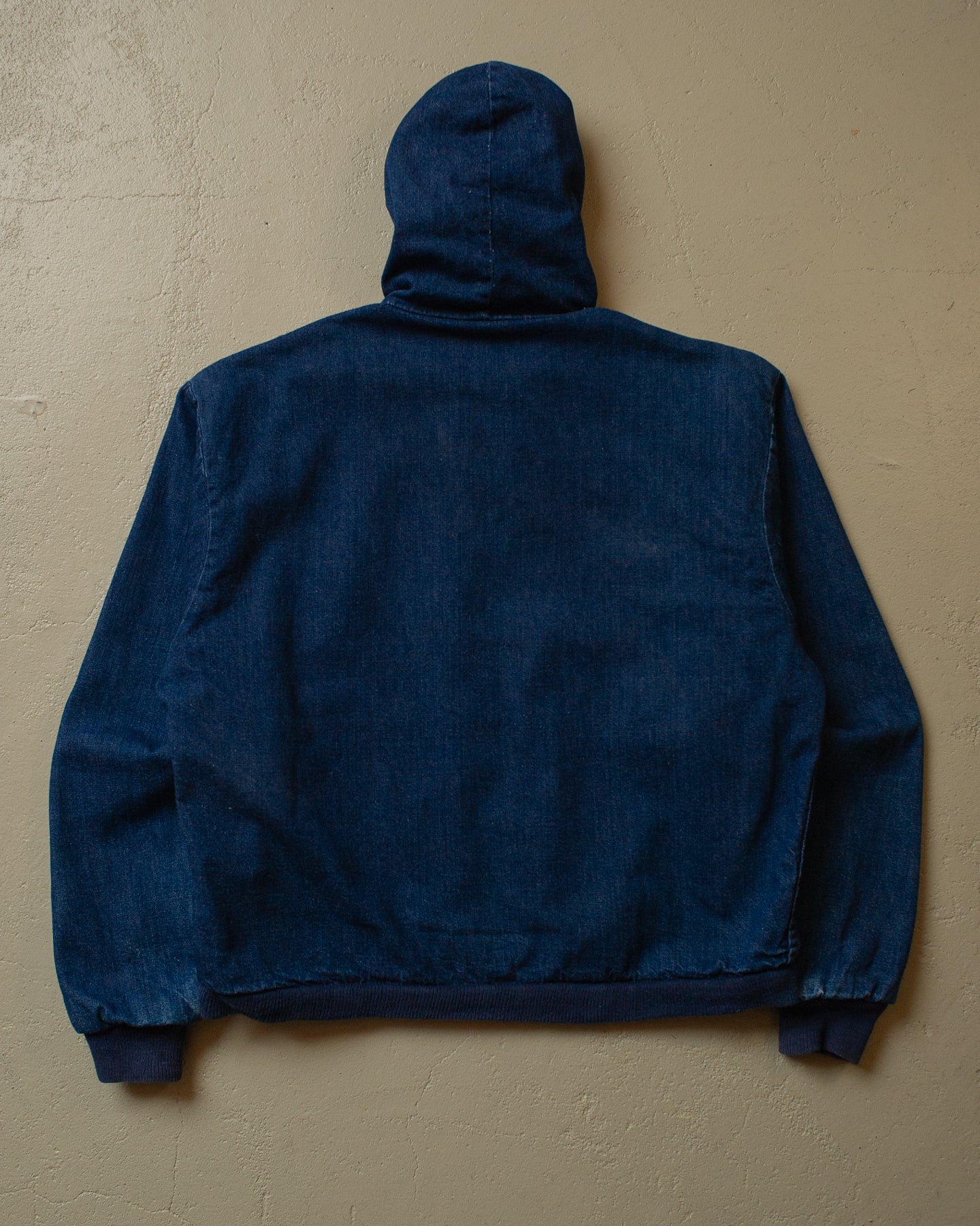 1970s/80s Carhartt lined Denim Hoodie blue - M