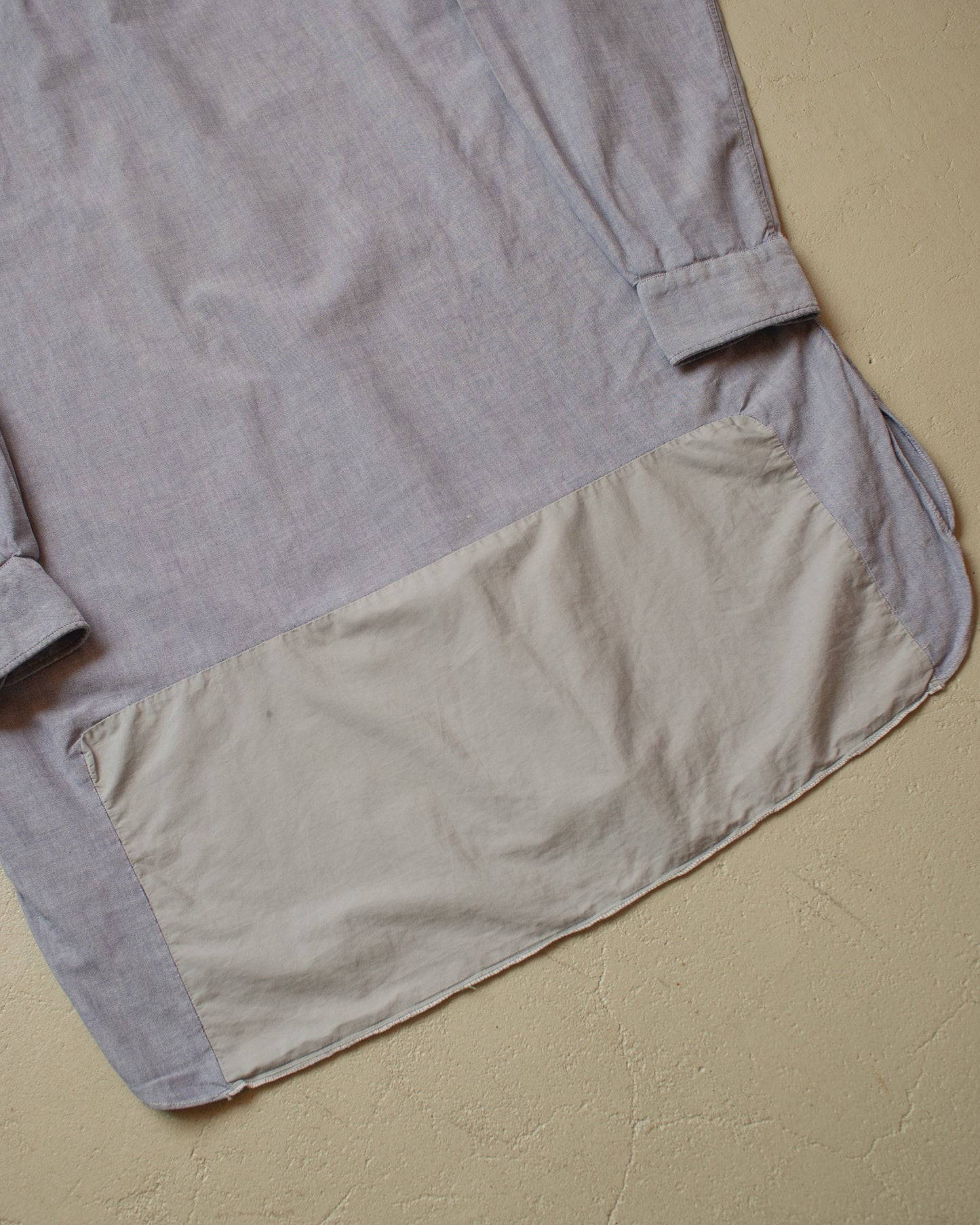 1930s/40s French Cotton Work Shirt blue - XL