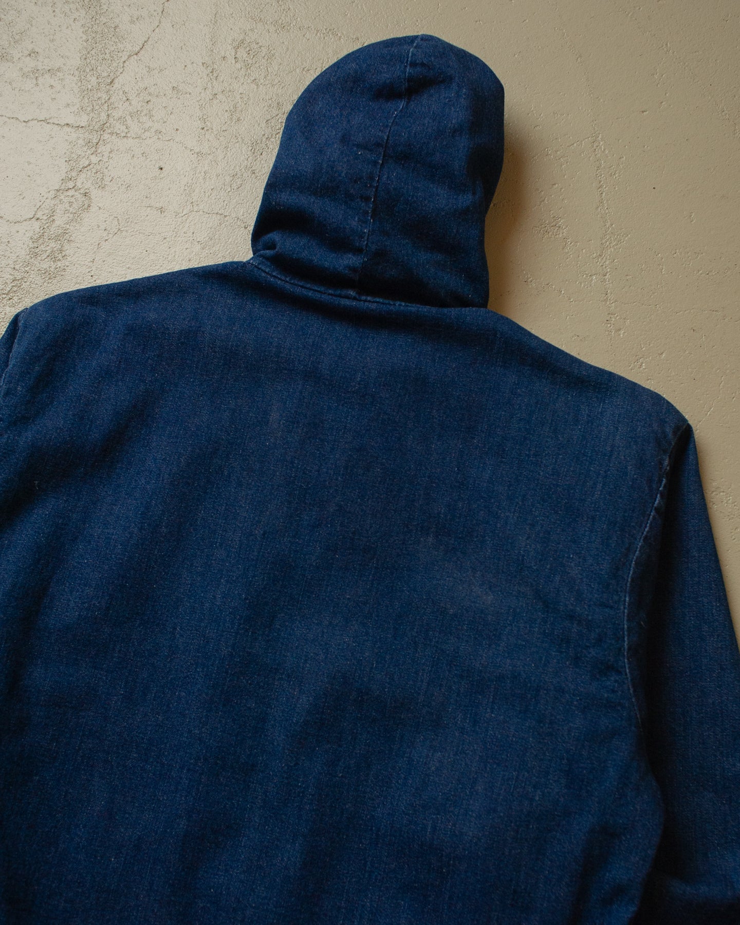 1970s/80s Carhartt lined Denim Hoodie blue - M