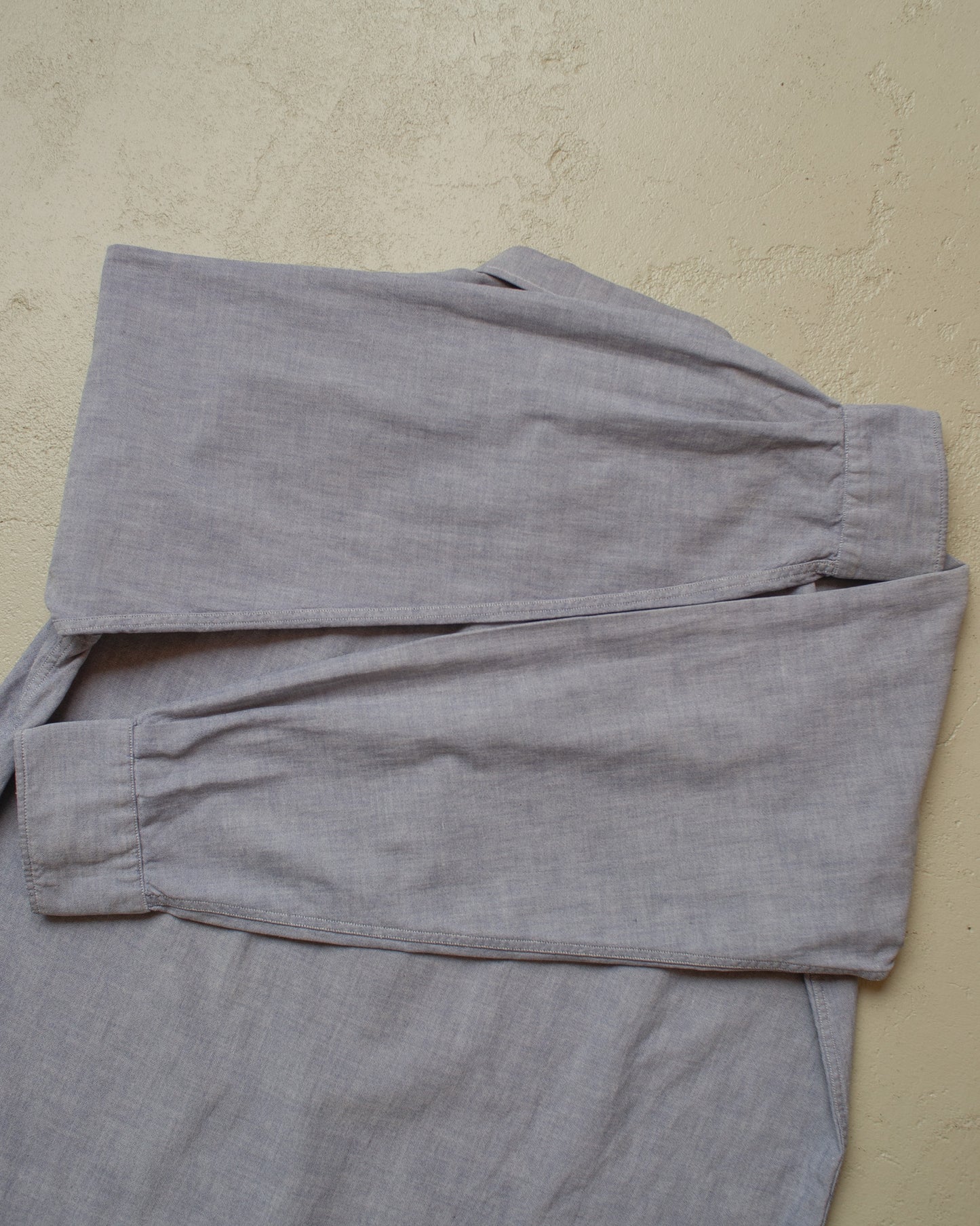 1930s/40s French Cotton Work Shirt blue - XL