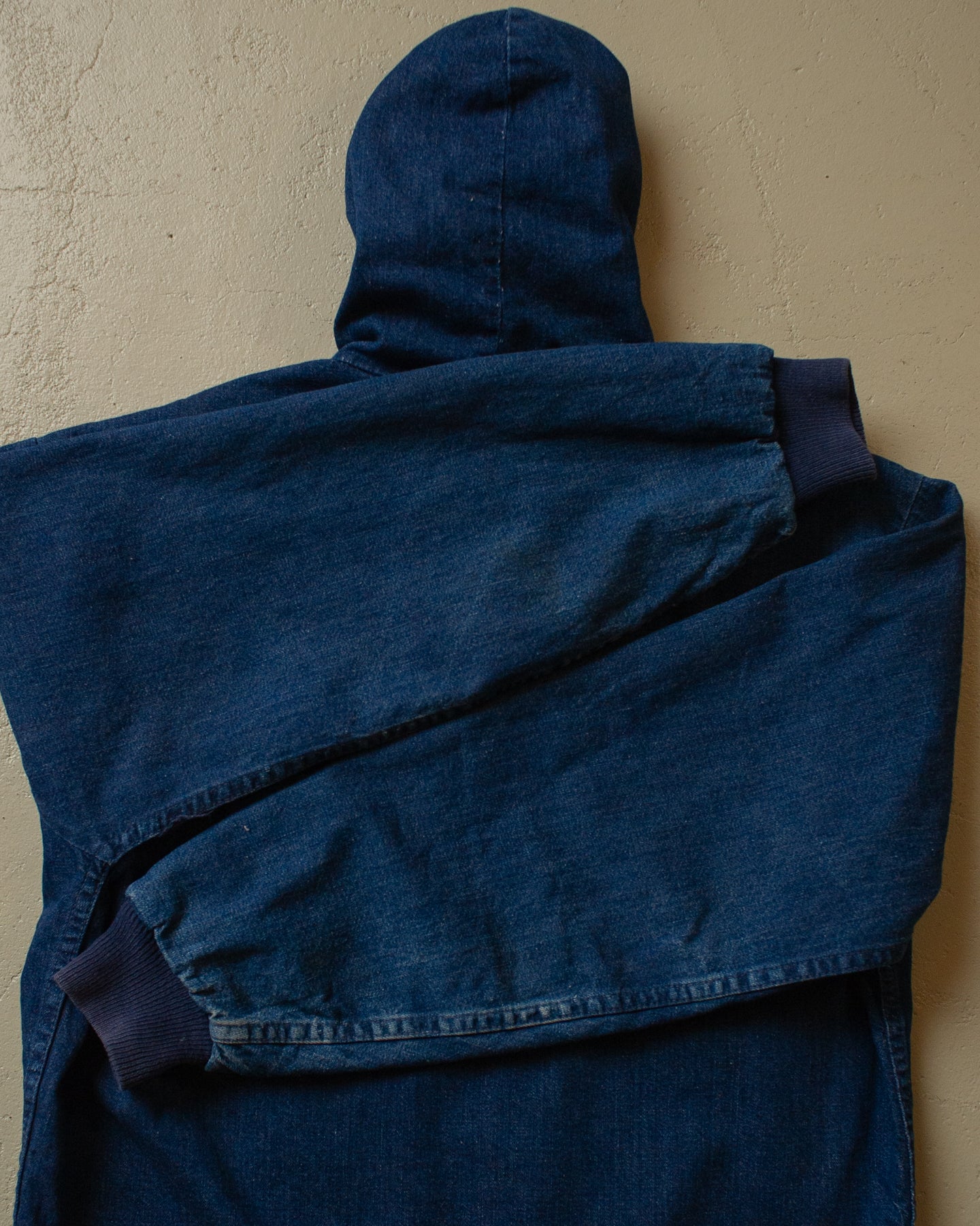 1970s/80s Carhartt lined Denim Hoodie blue - M