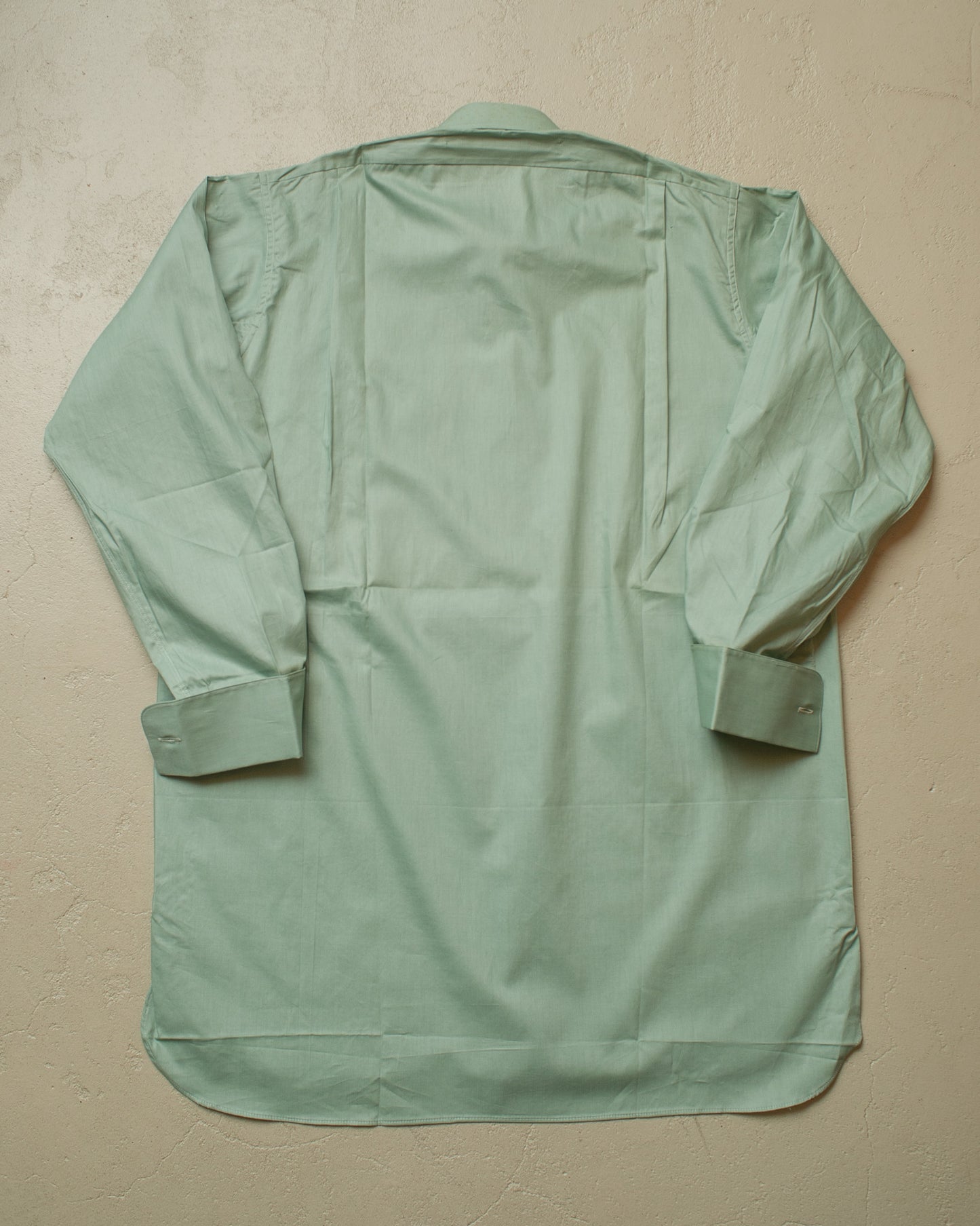 1940s/50s unworn German Eterna Dress Shirt green - L/XL