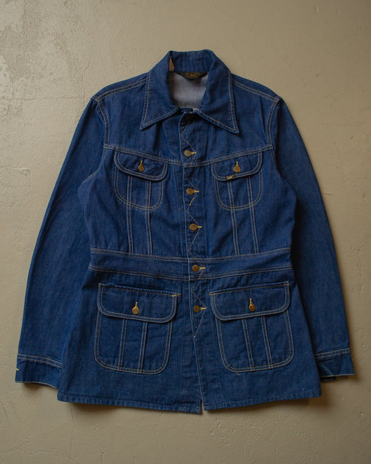 1970s Lee Denim Coat blue - L