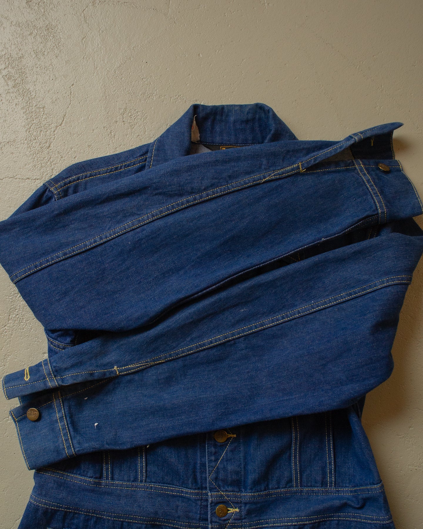 1970s Lee Denim Coat blue - L