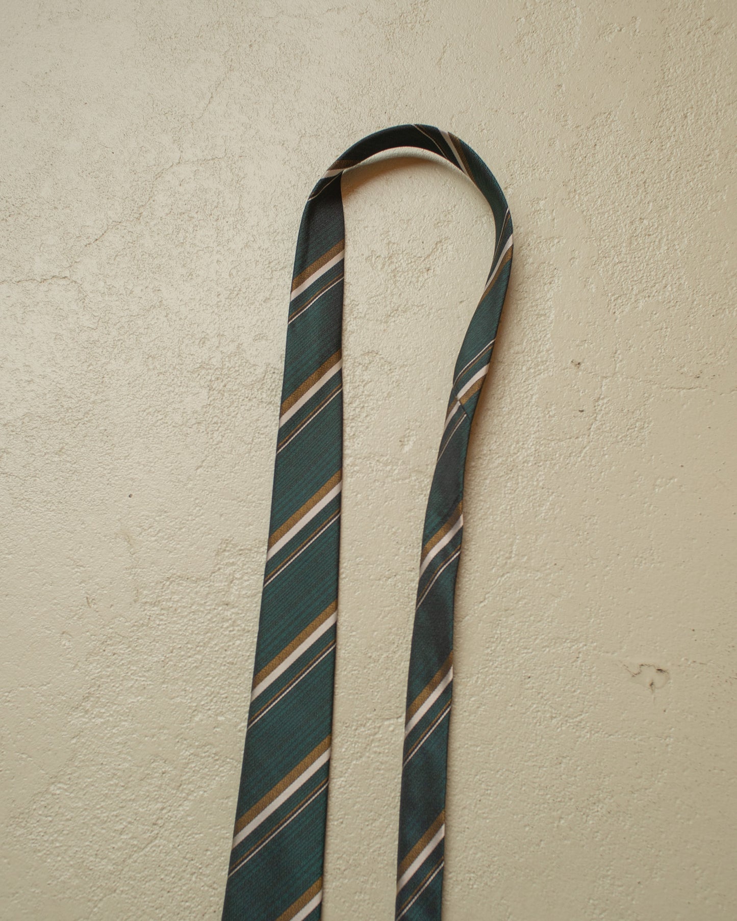 1950s/60s Florida striped Tie green