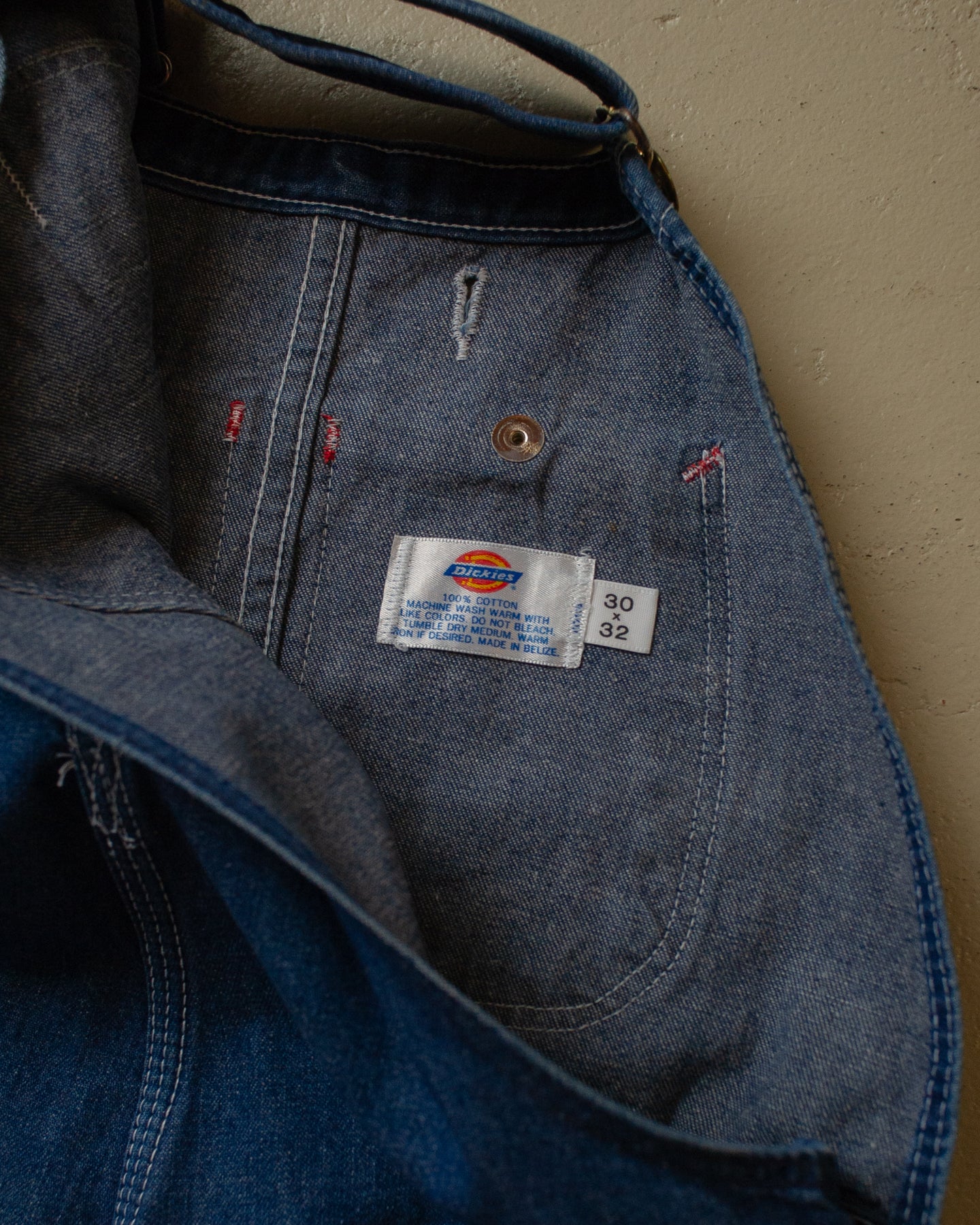 1990s Dickies Denim Overall blue - 30x32