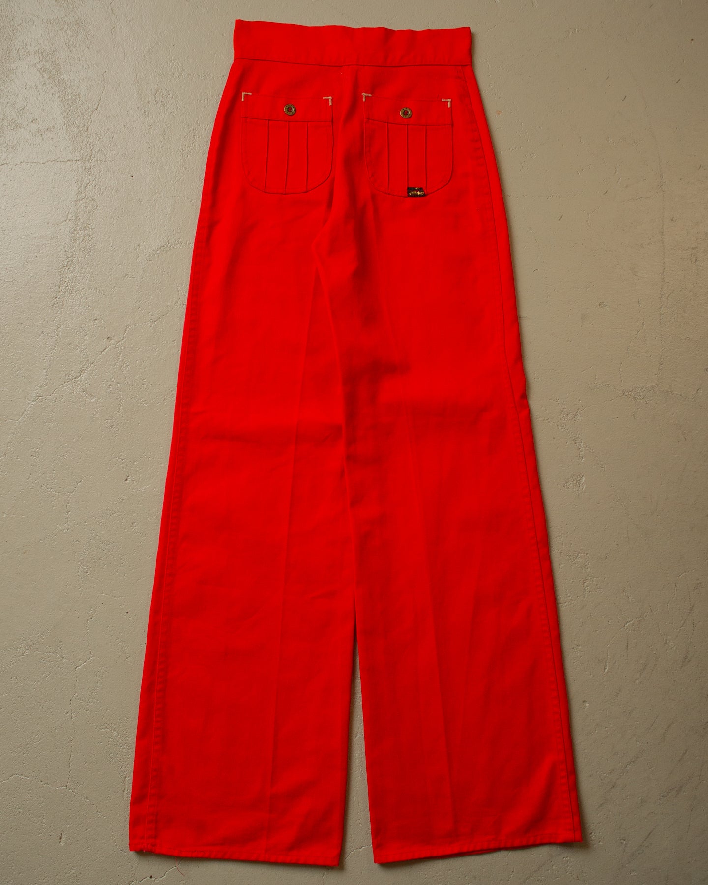 1970s Nino Flared Pants red - 28x34