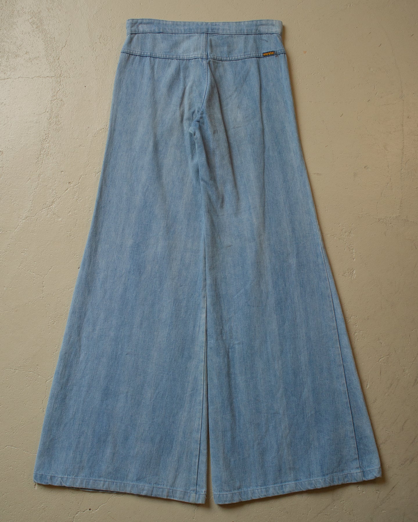 1970s Marshal Mega Flared Jeans blue -29x32