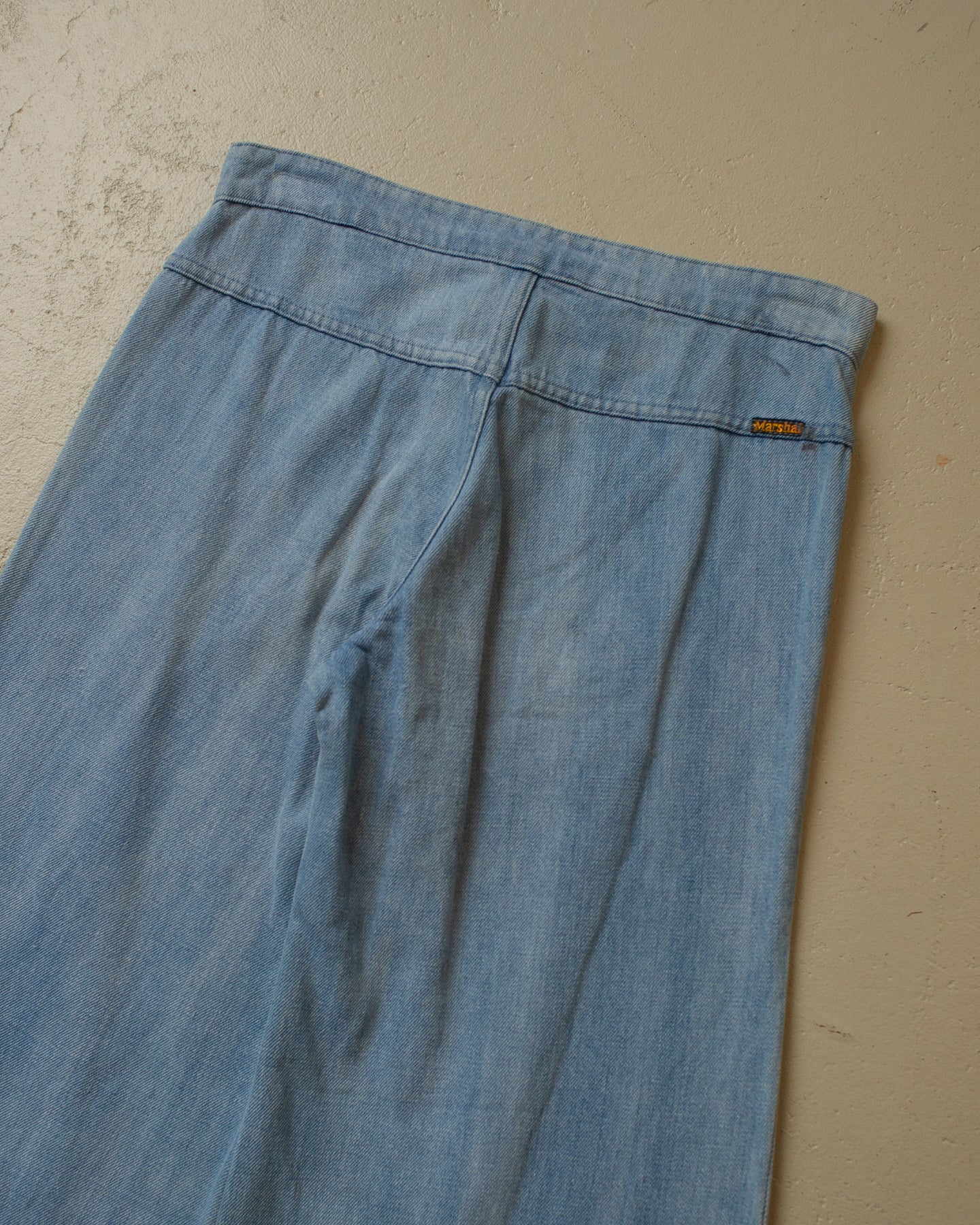 1970s Marshal Mega Flared Jeans blue -29x32