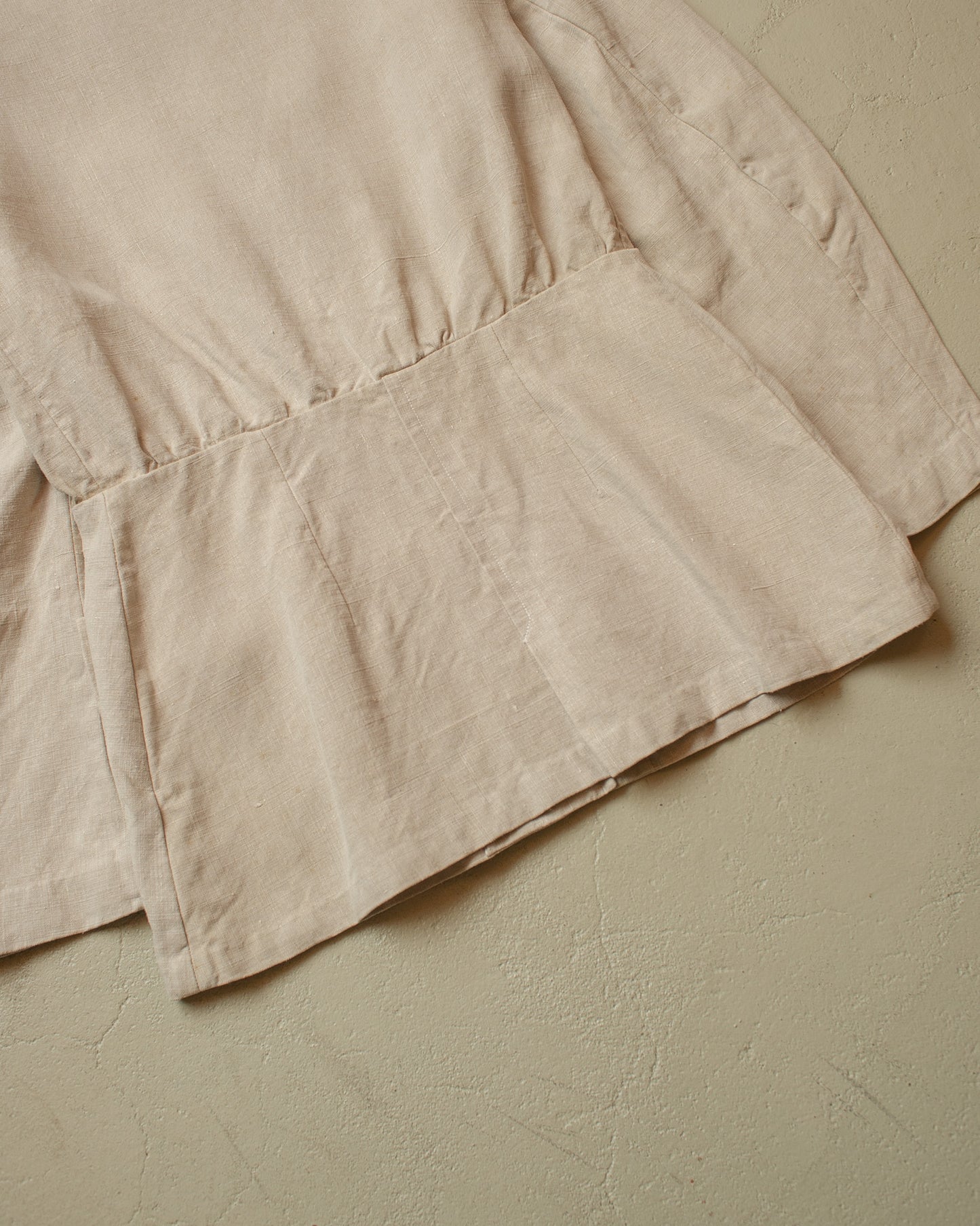 1920s Womens German Linen Sports Jacket creme - S/M