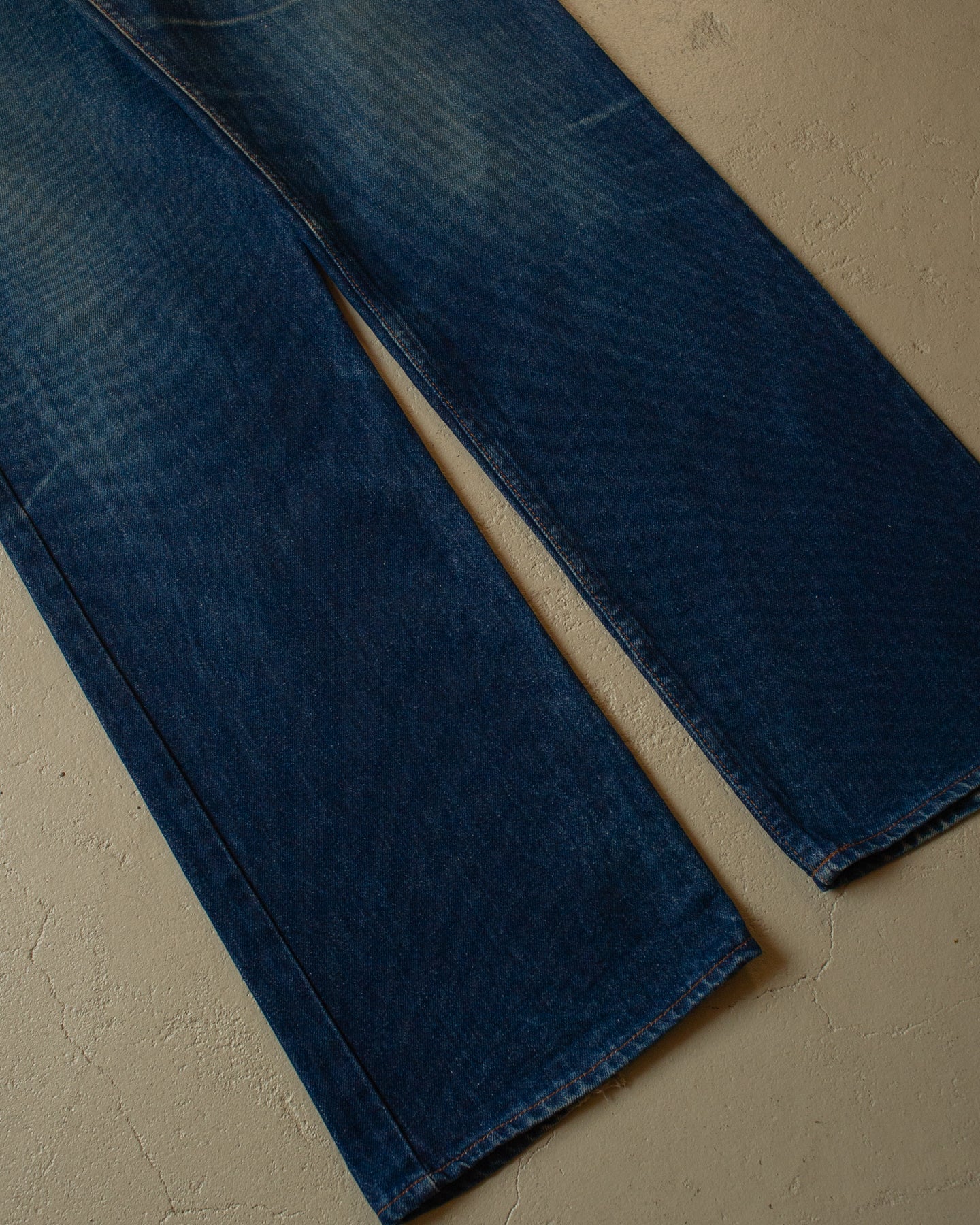 1980s Levi`s 617 Orange Tab Flared Jeans navyblue - 33x33