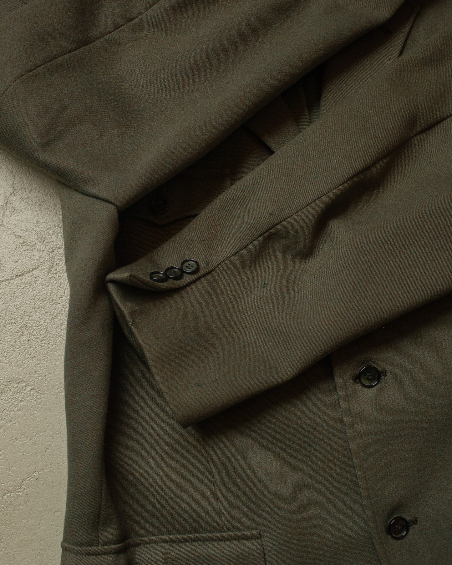 1940s German 4-Pocket Sports Suit Jacket green - L