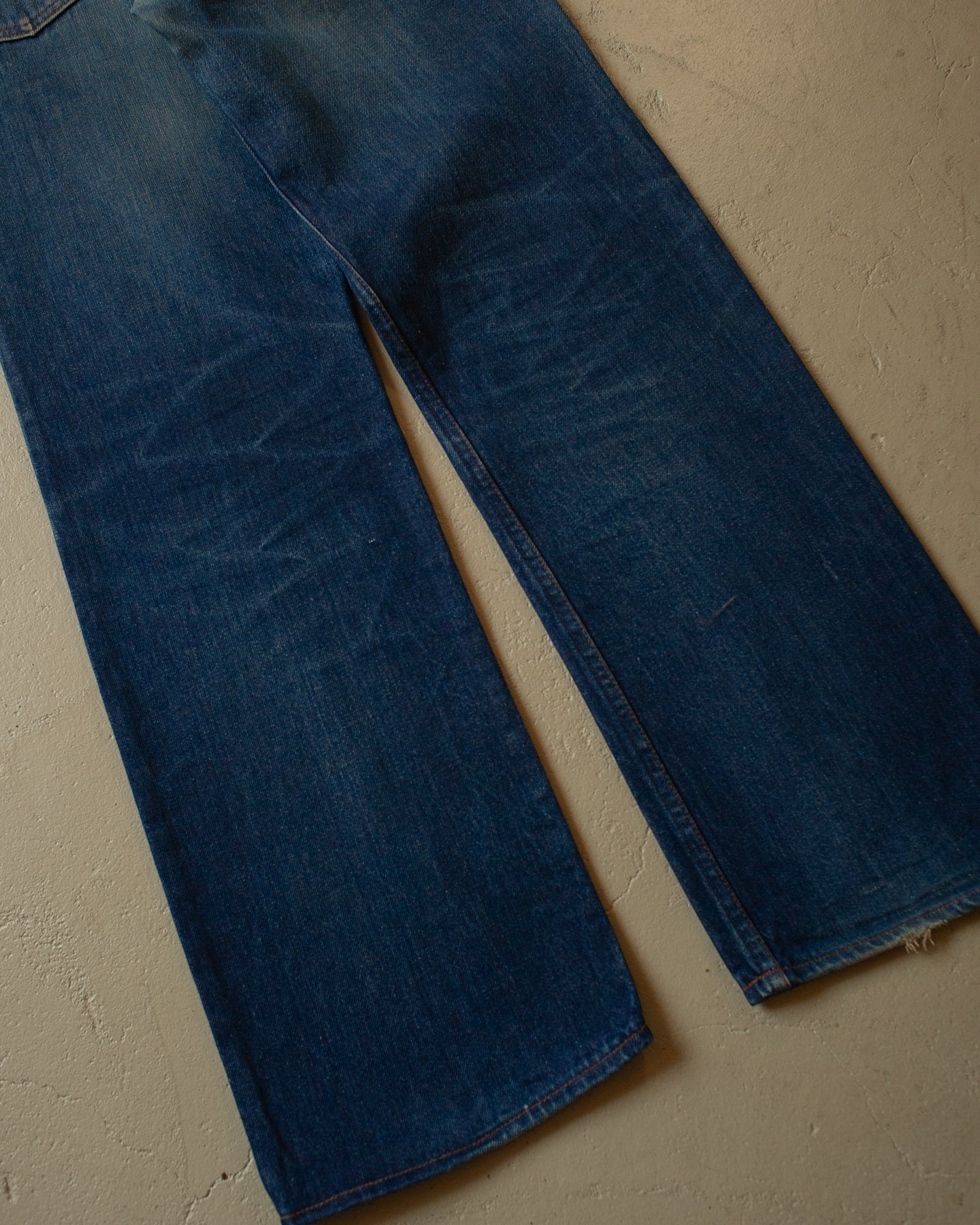 1980s Levi`s 617 Orange Tab Flared Jeans navyblue - 33x33