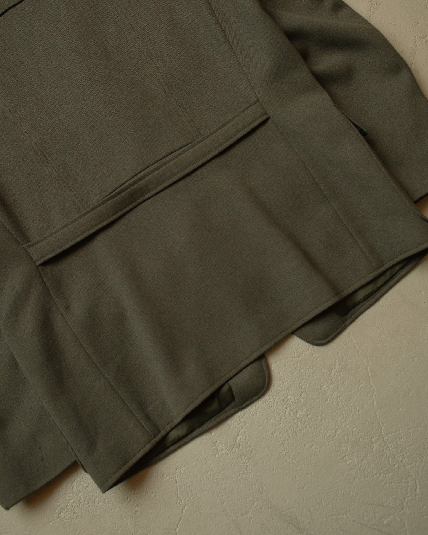 1940s German 4-Pocket Sports Suit Jacket green - L