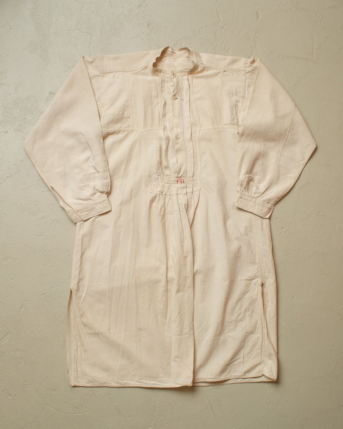 1900/10s repaired German repaired Undershirt creme - S/M