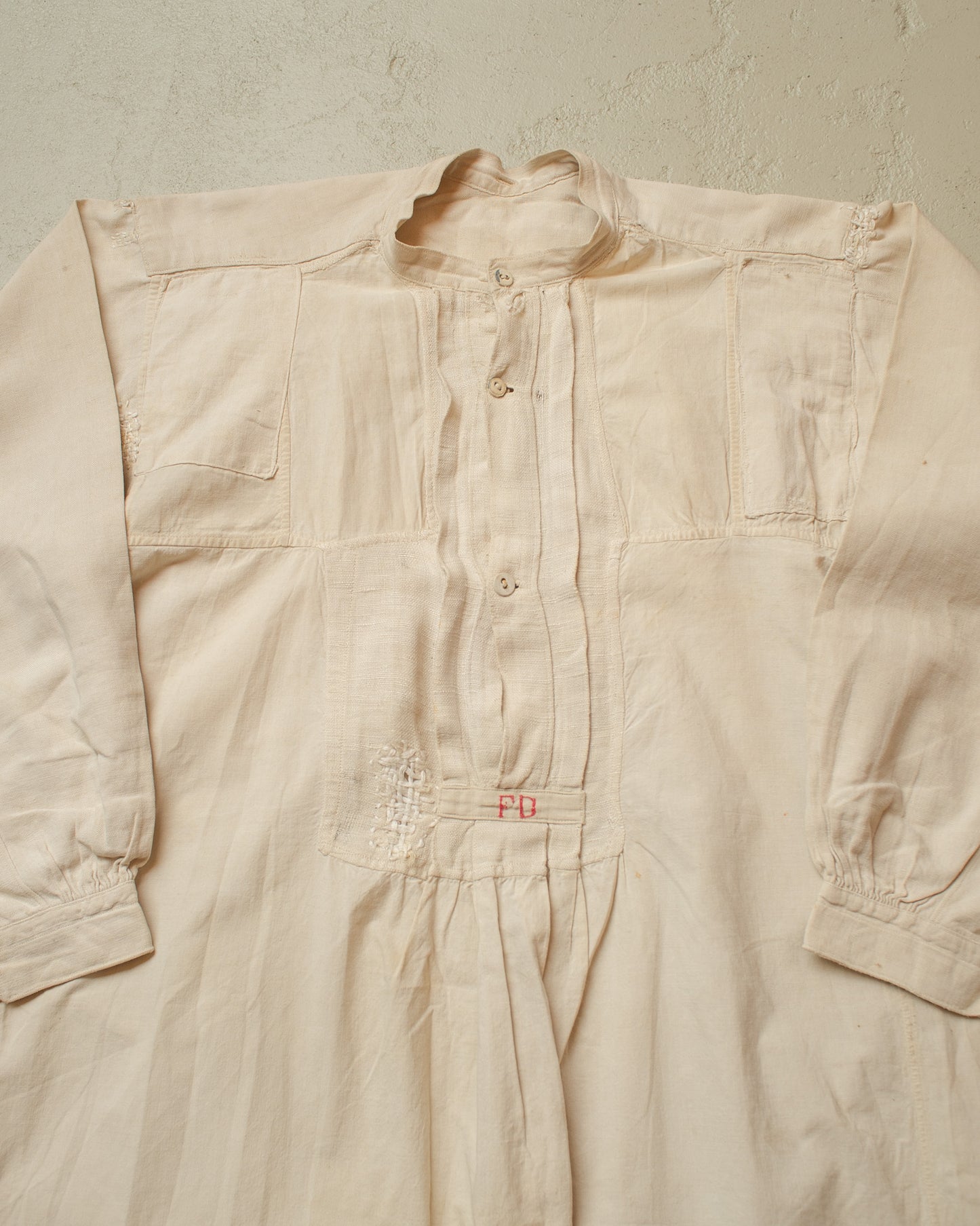 1900/10s repaired German repaired Undershirt creme - S/M