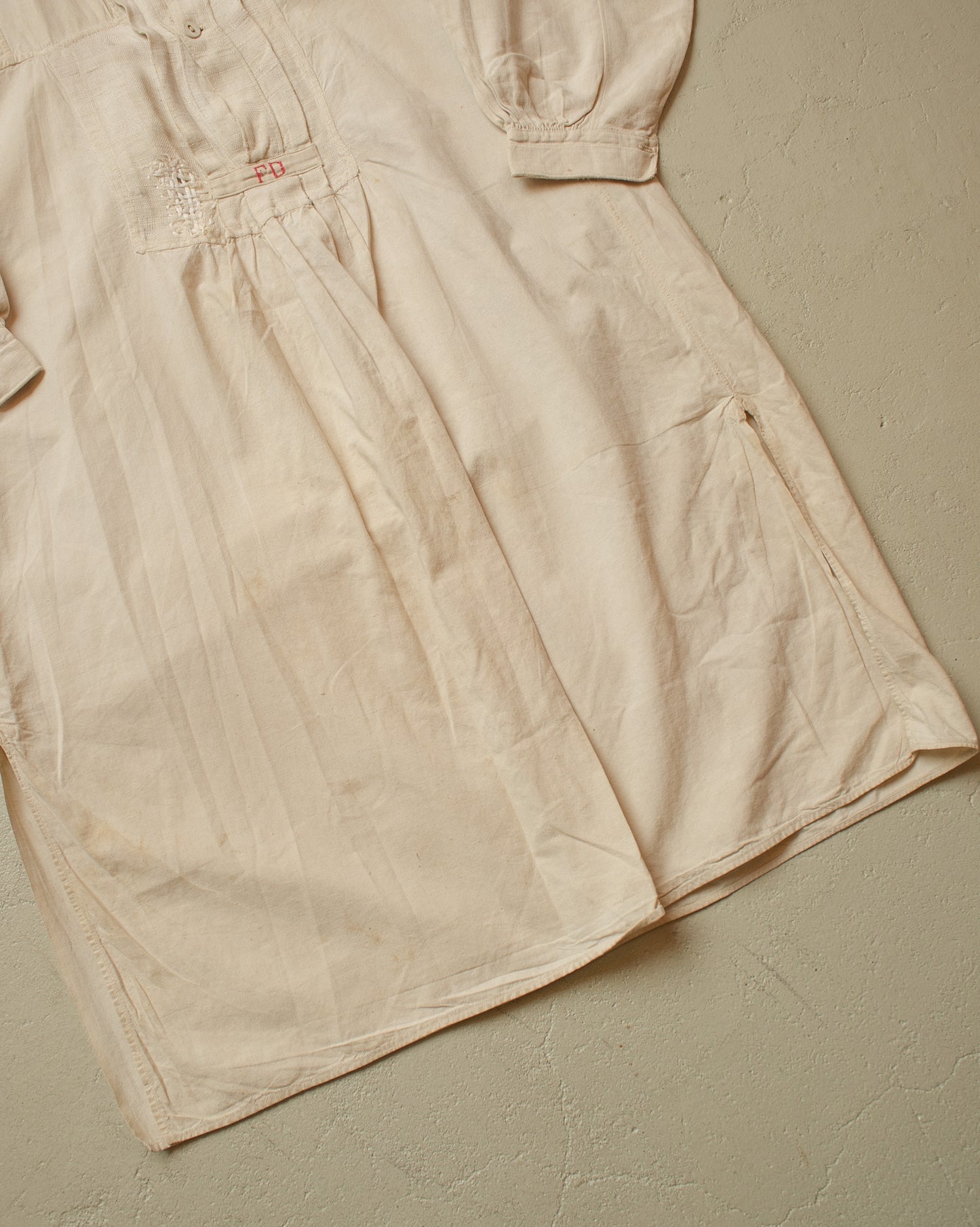 1900/10s repaired German repaired Undershirt creme - S/M