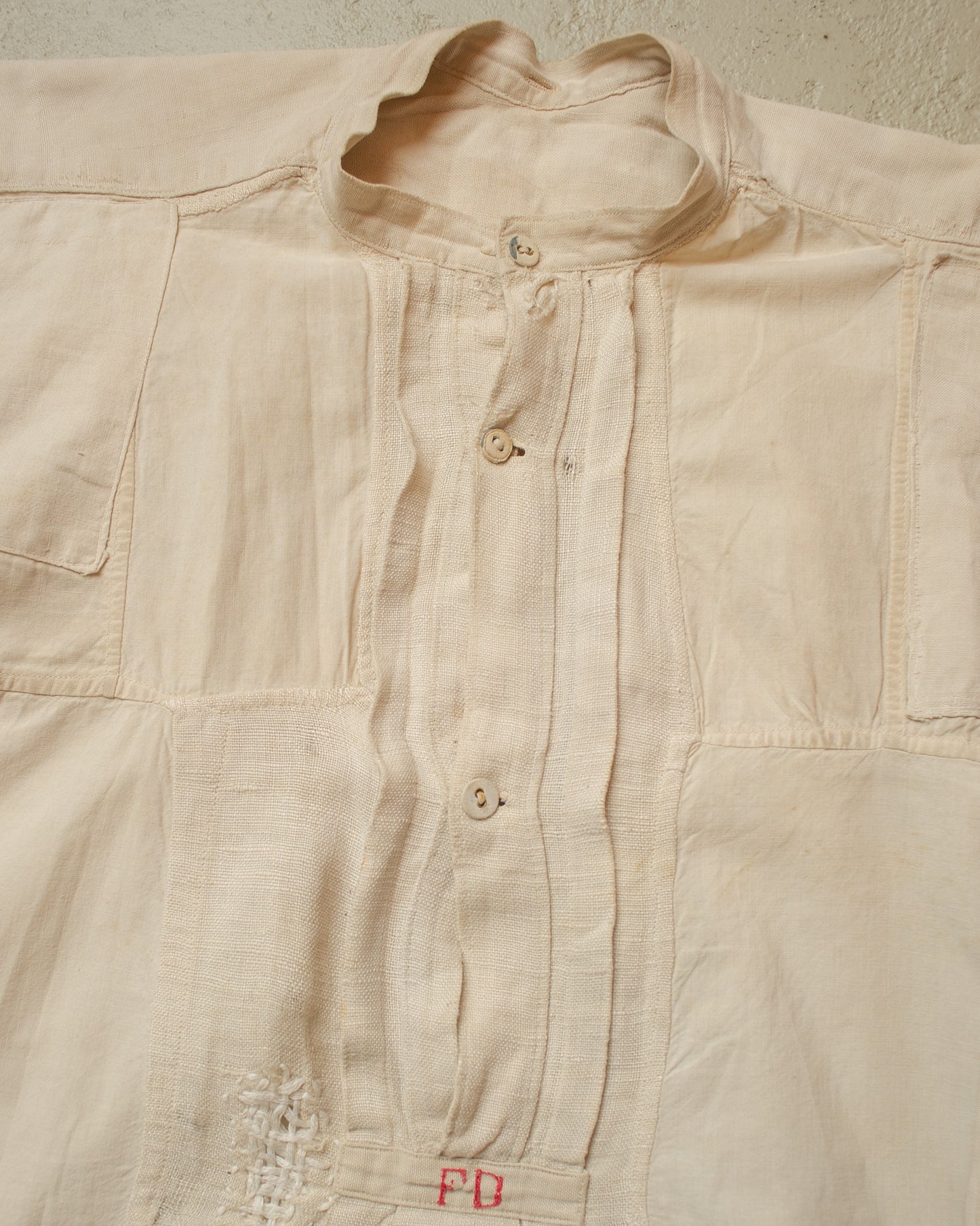 1900/10s repaired German repaired Undershirt creme - S/M