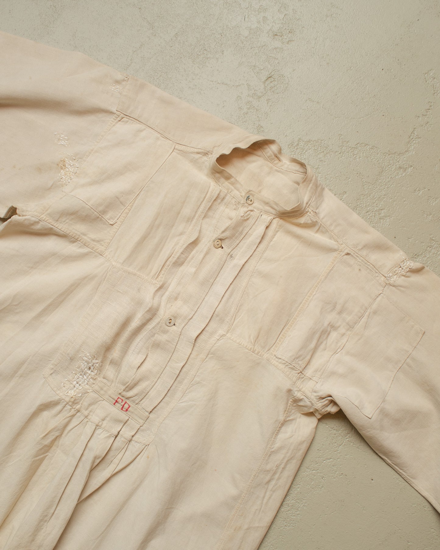1900/10s repaired German repaired Undershirt creme - S/M