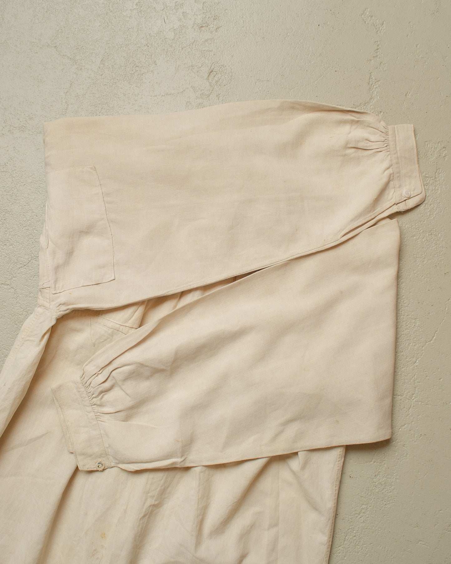 1900/10s repaired German repaired Undershirt creme - S/M