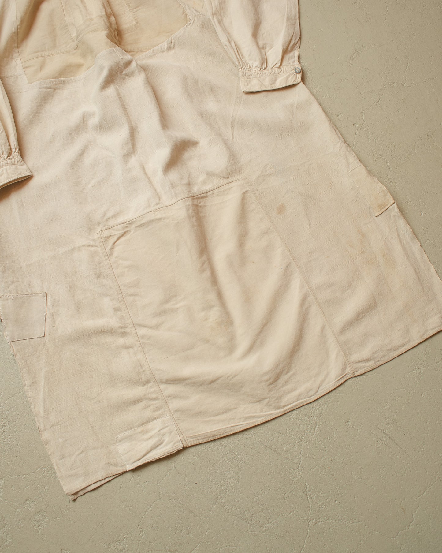 1900/10s repaired German Linen Undershirt creme - S