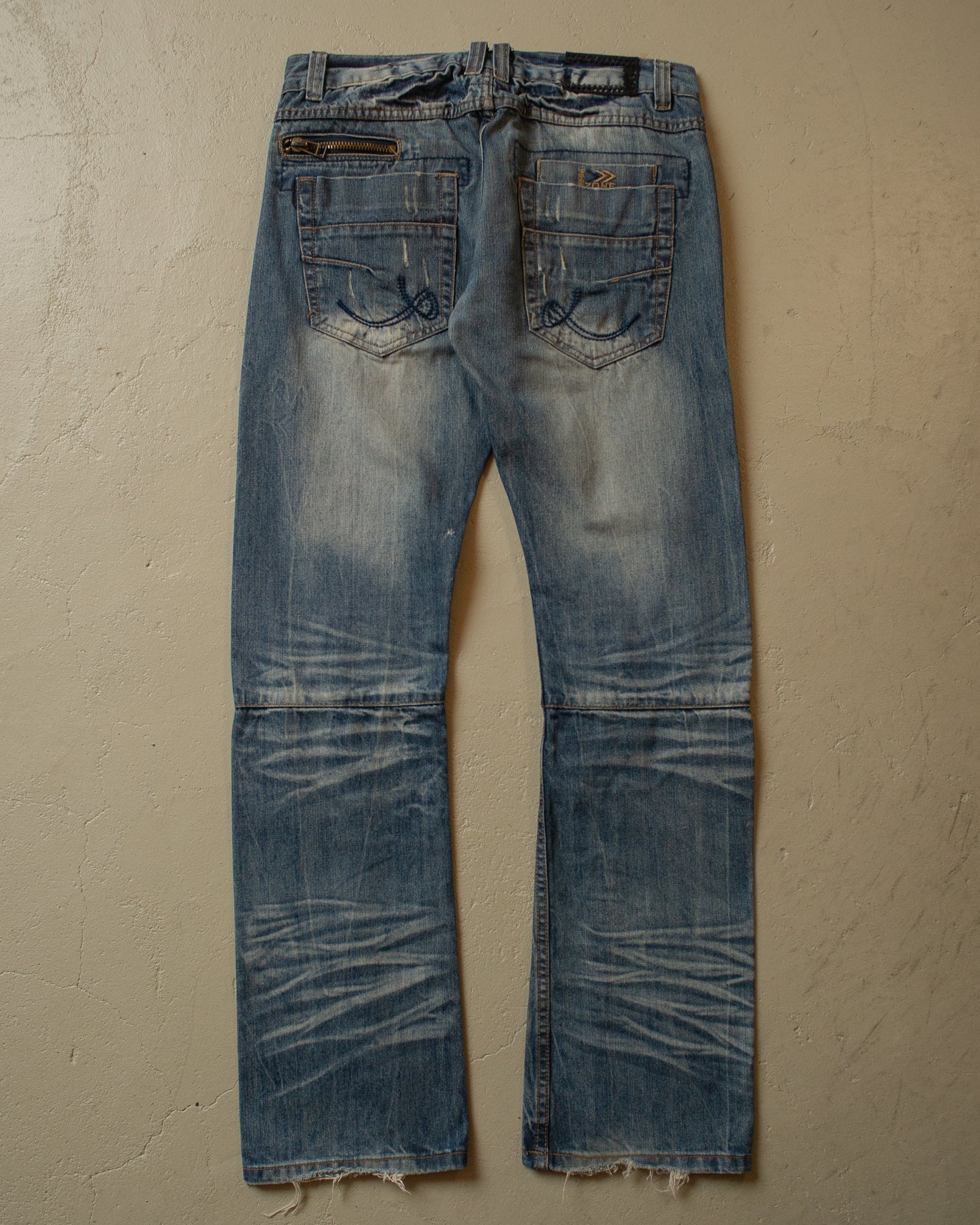 2000s 98-86 Jeans light washed blue - 32x34