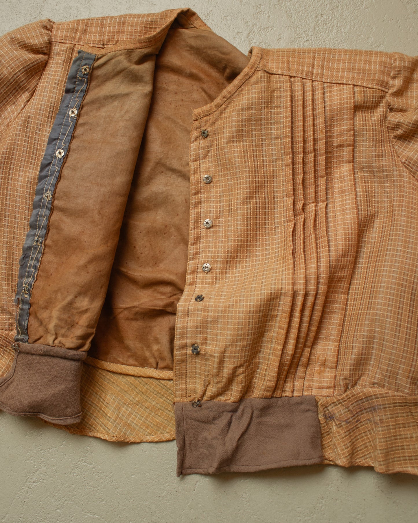 1890s/1910s Womens Traditional Style Jacket beige - S/M