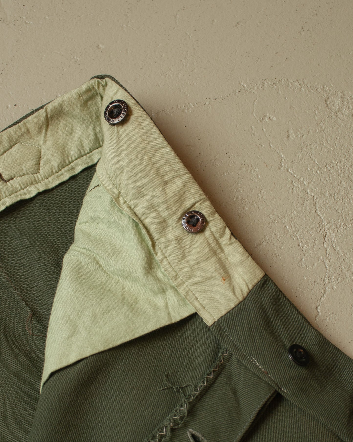 1950s Faded "Cinchback" Slacks green - W34 L32