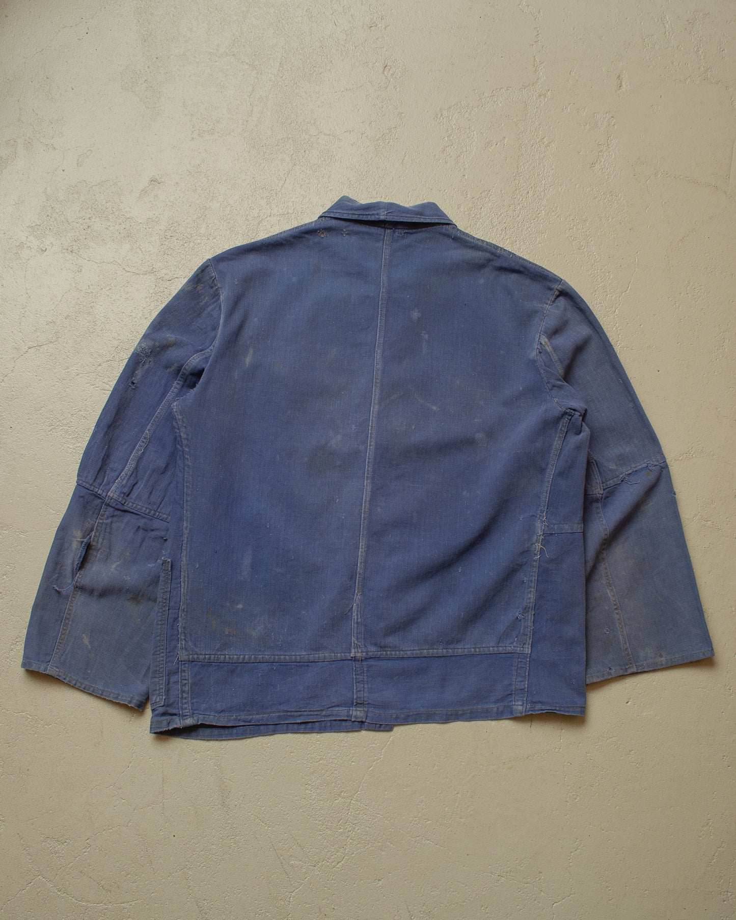 1950s German repaired Work Jacket blue - S/M