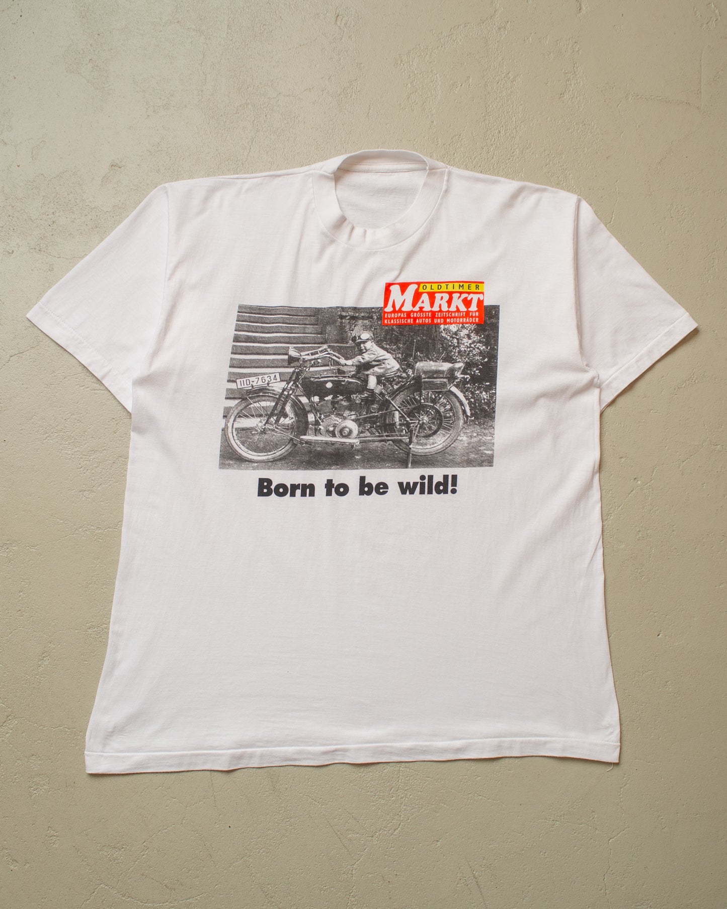 1990s Oldtimer Markt Promo T-shirt white - XL