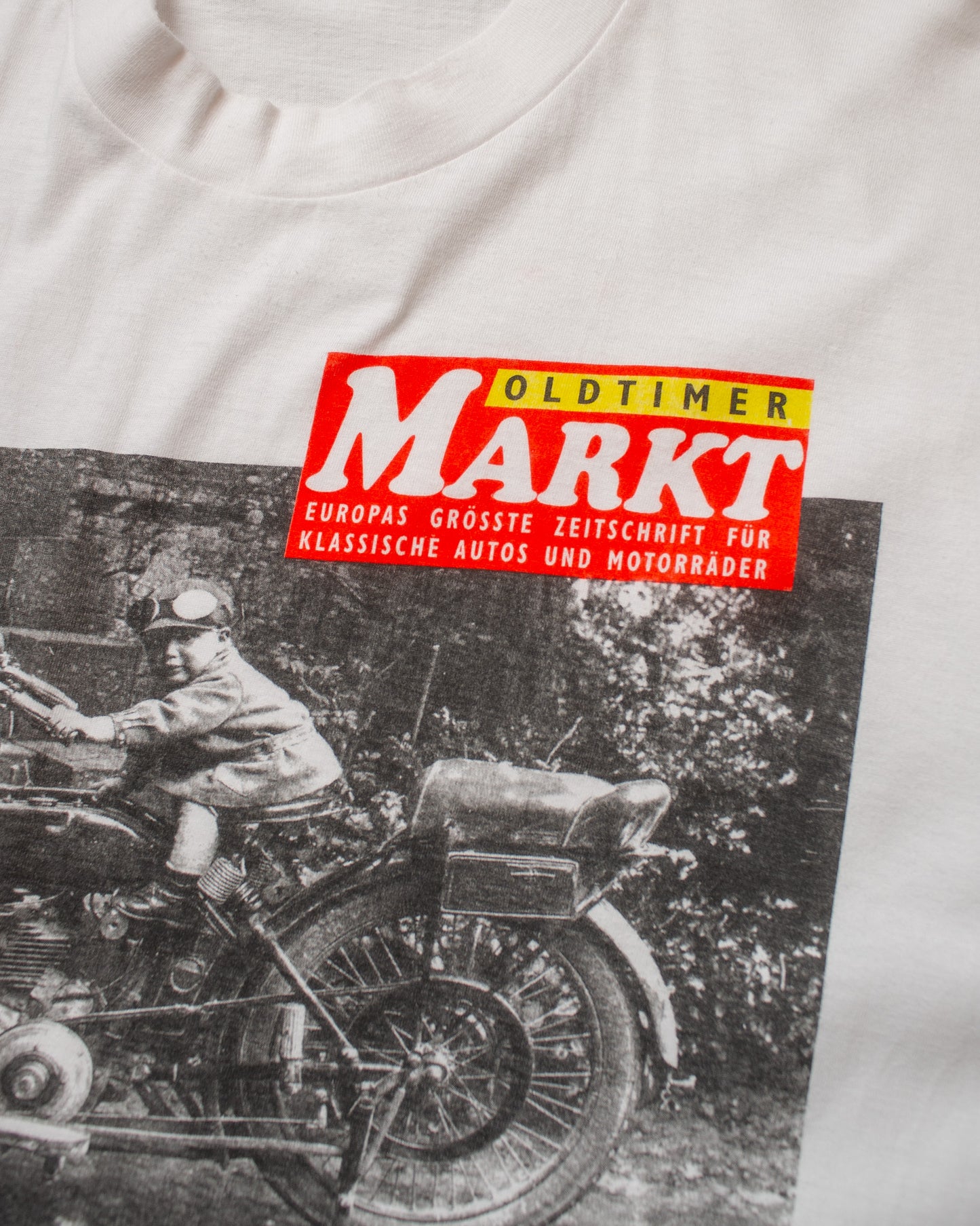1990s Oldtimer Markt Promo T-shirt white - XL