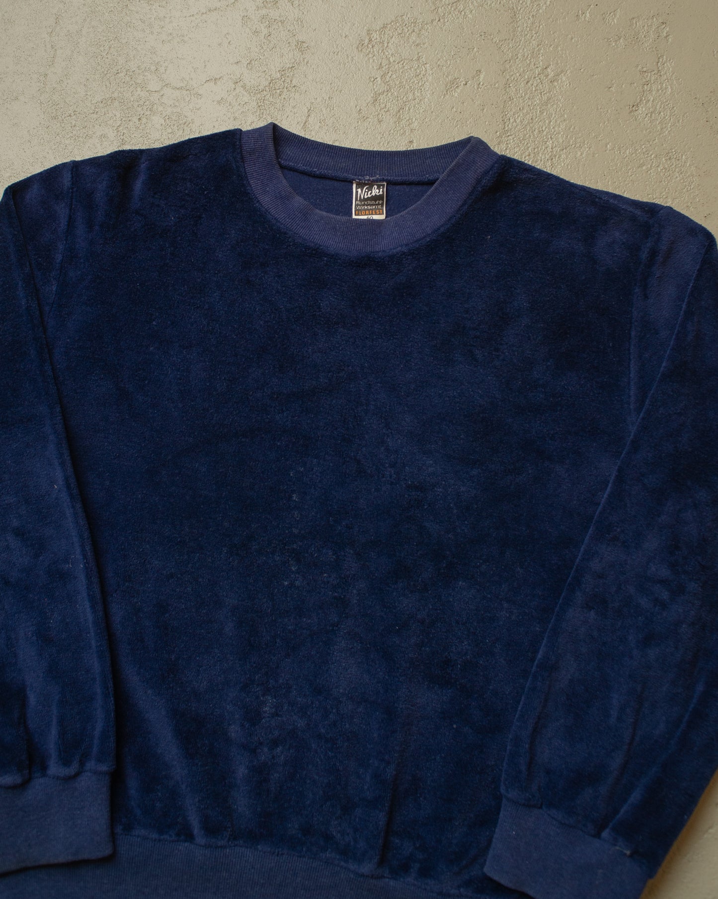 1970s Nicki Sweatshirt navyblue - M/L