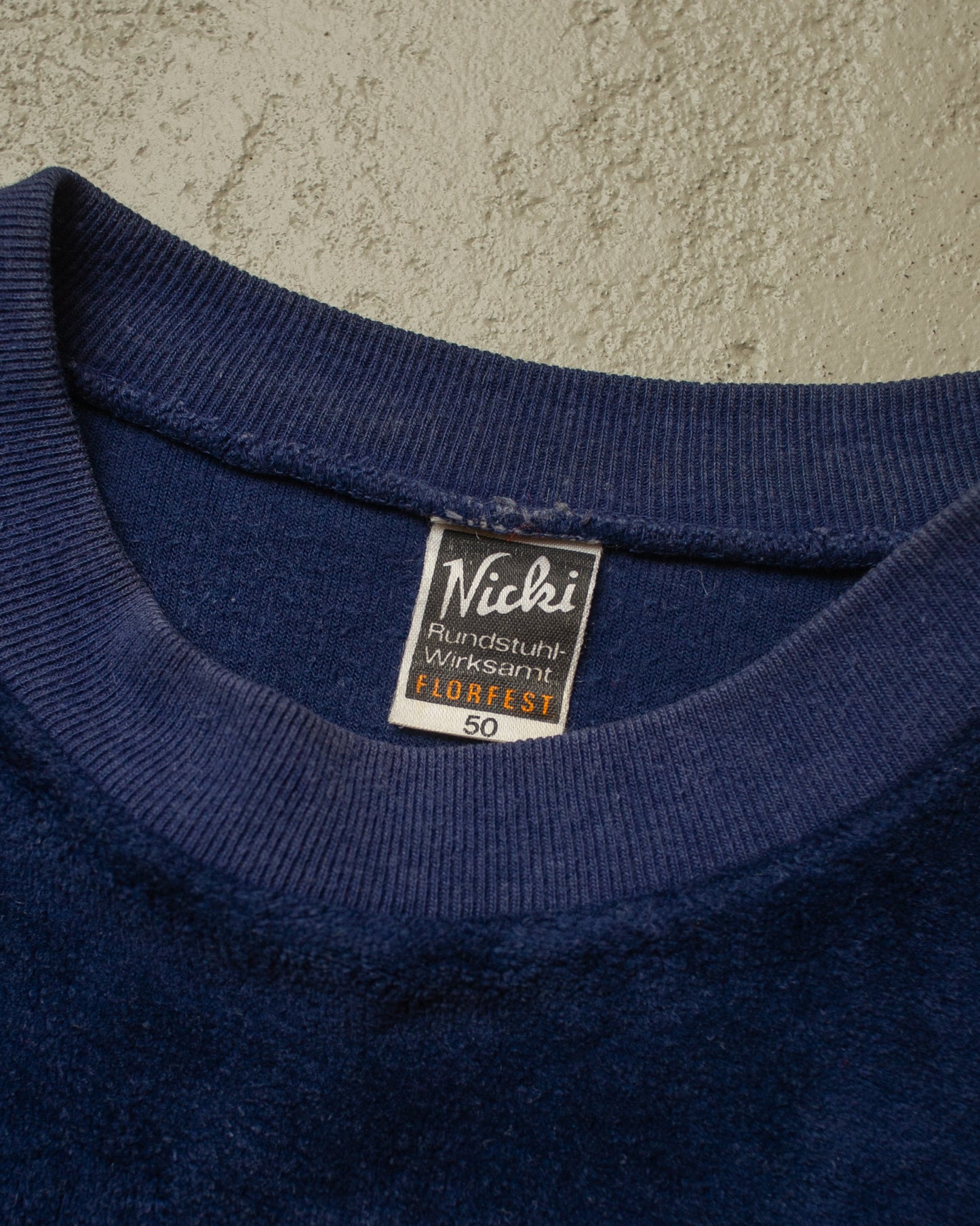1970s Nicki Sweatshirt navyblue - M/L