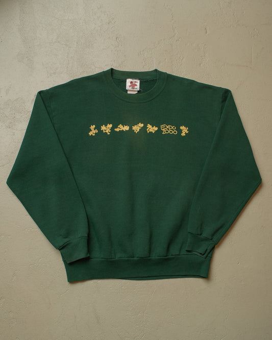 2000 Expo Hannover Faded Sweatshirt green - XL