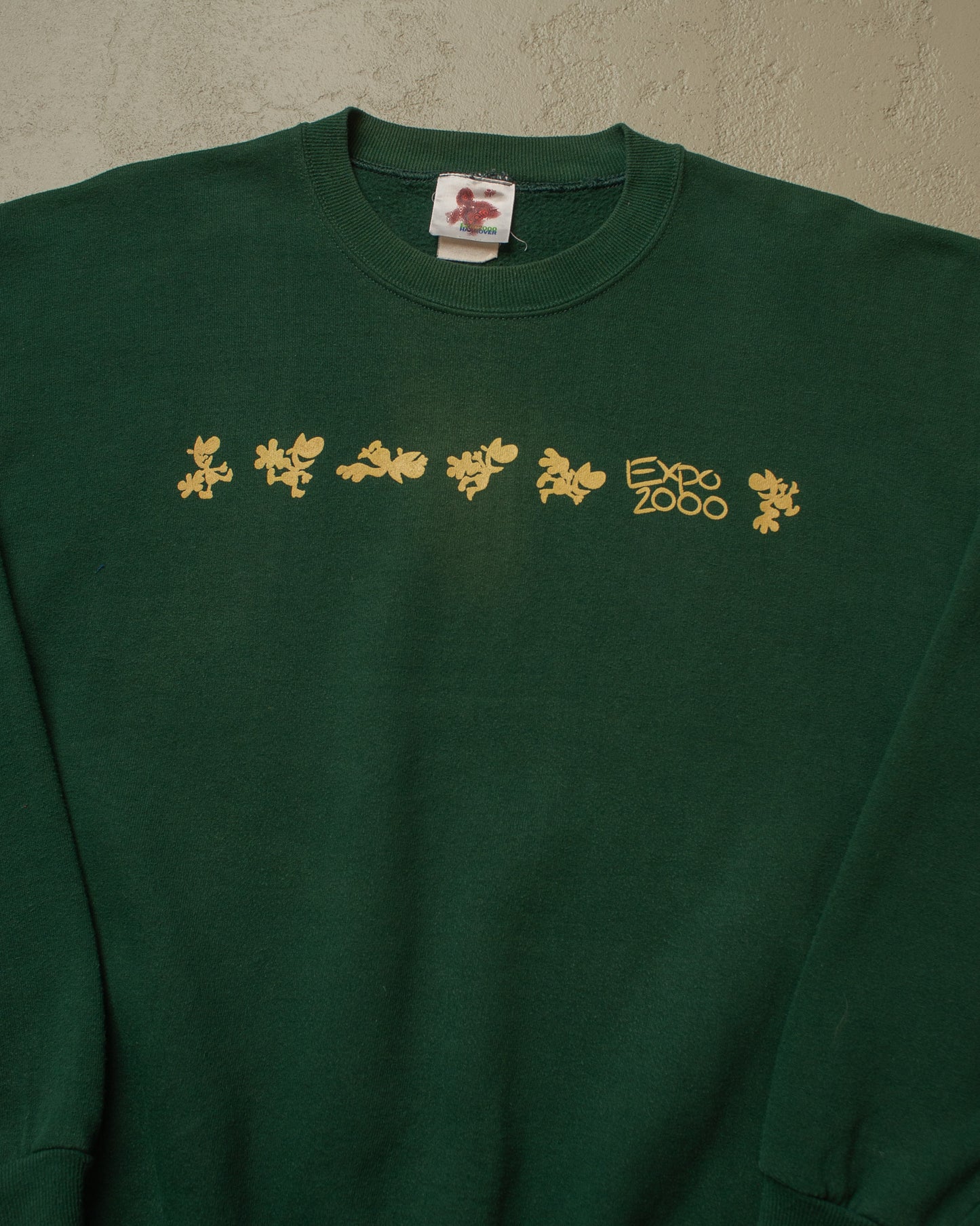 2000 Expo Hannover Faded Sweatshirt green - XL