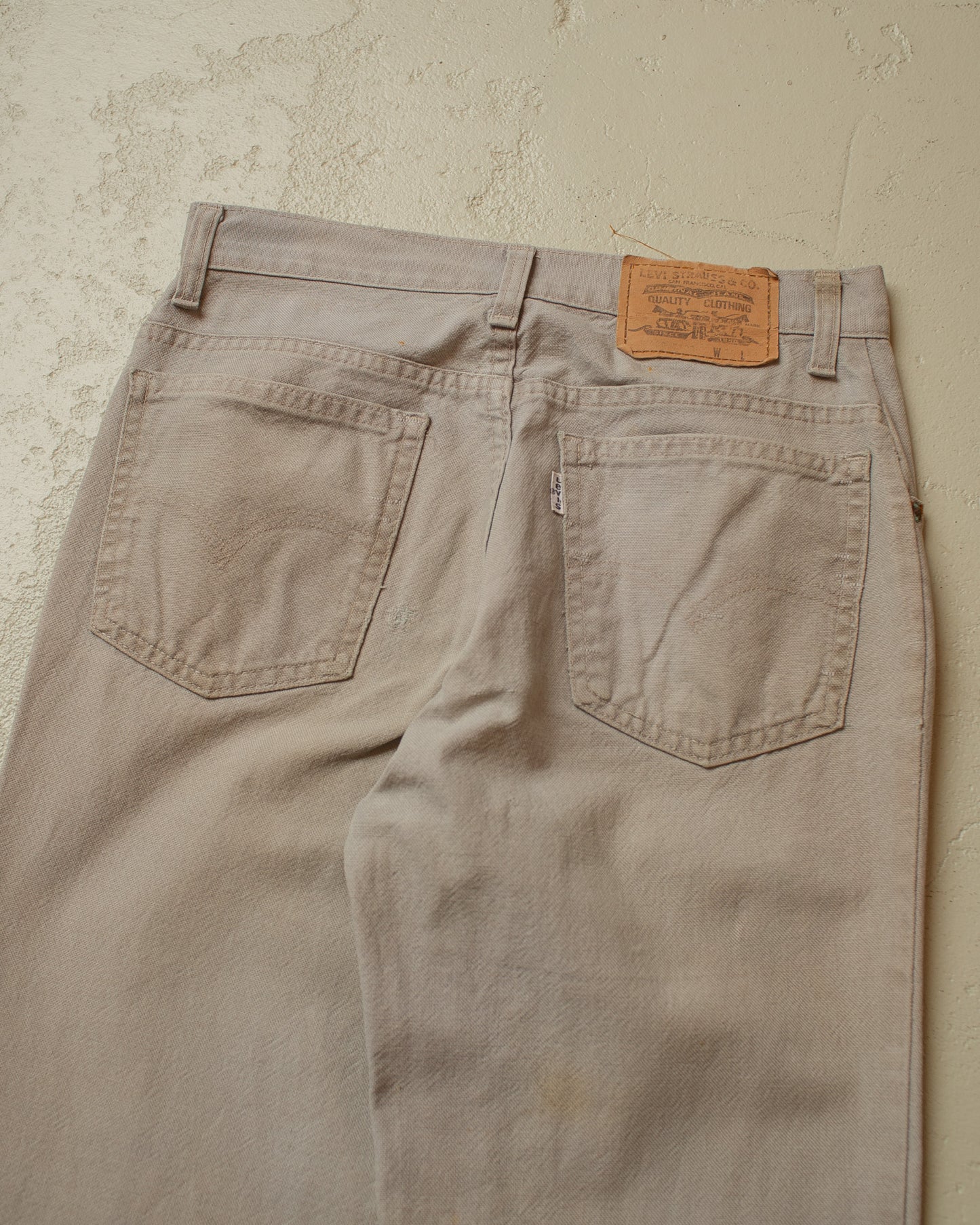 1980s stained Levi´s Jeans grey - W28 L33
