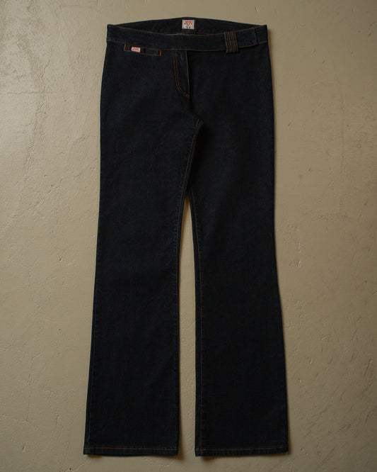 2000s Womens Miss Sixty Flared Jeans navyblue - 34