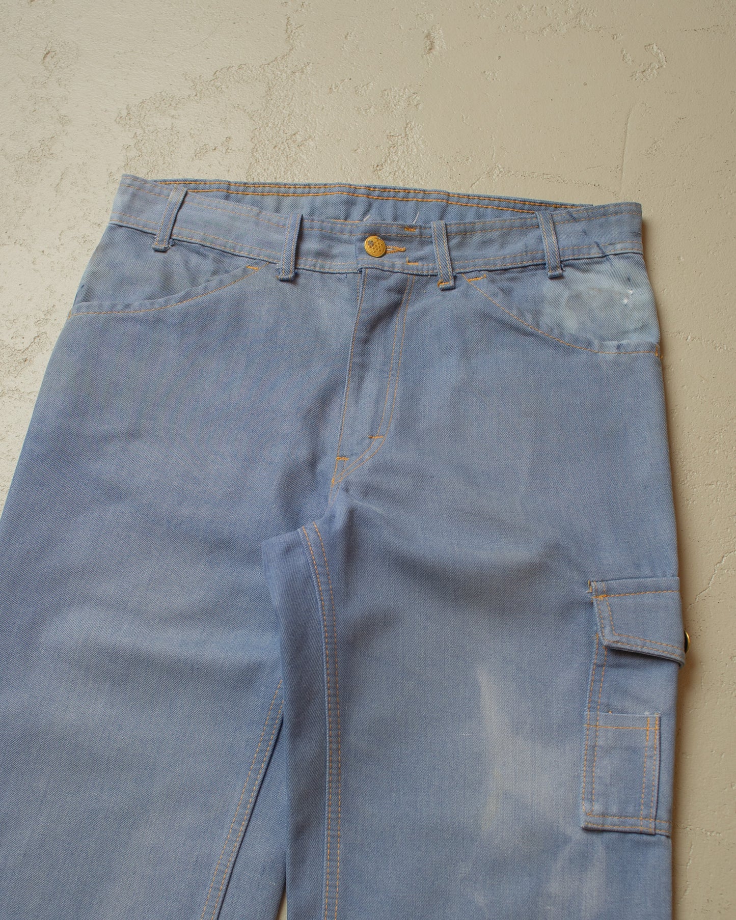 1970s Sunfaded Bootcut Jeans - W32 L33