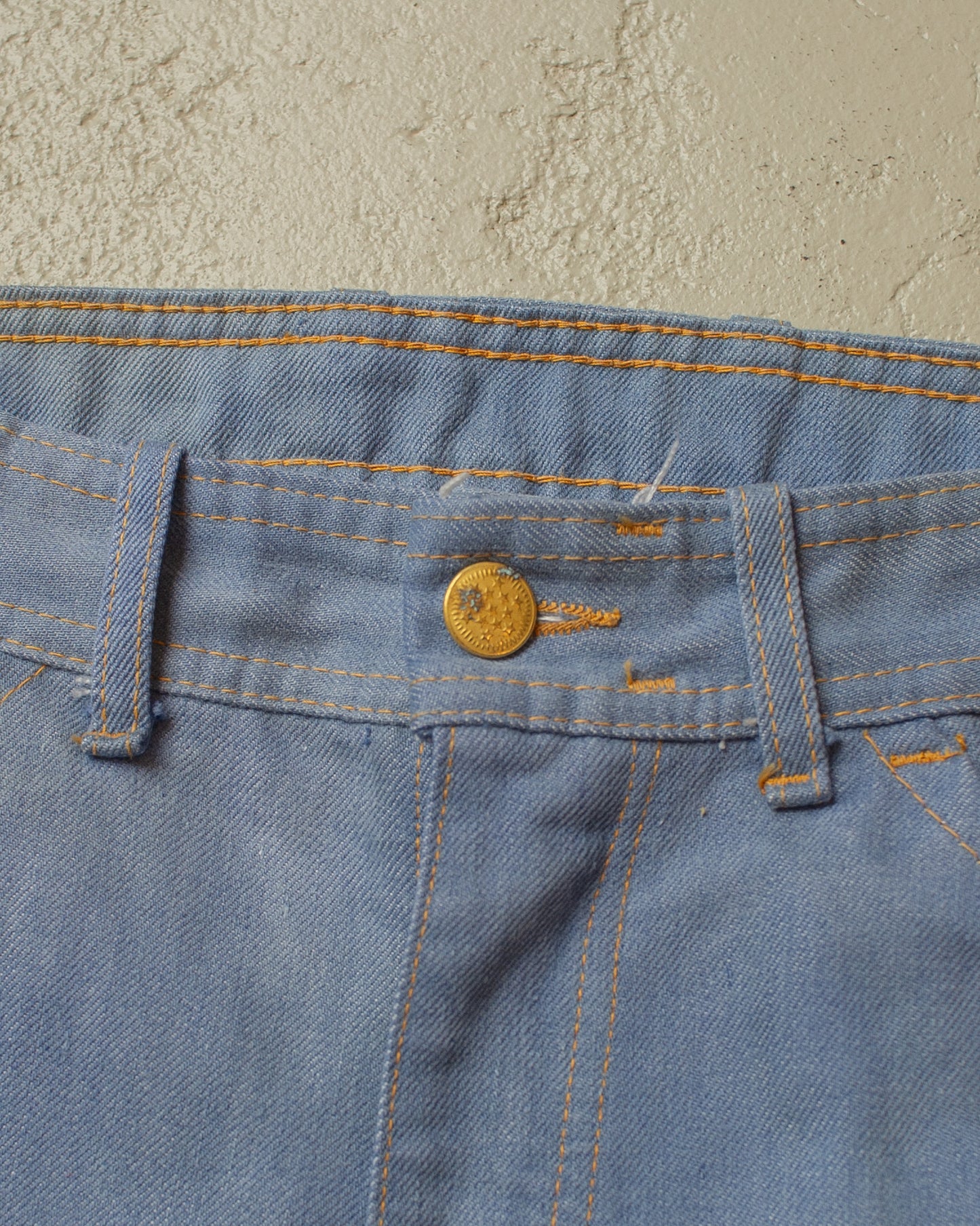 1970s Sunfaded Bootcut Jeans - W32 L33
