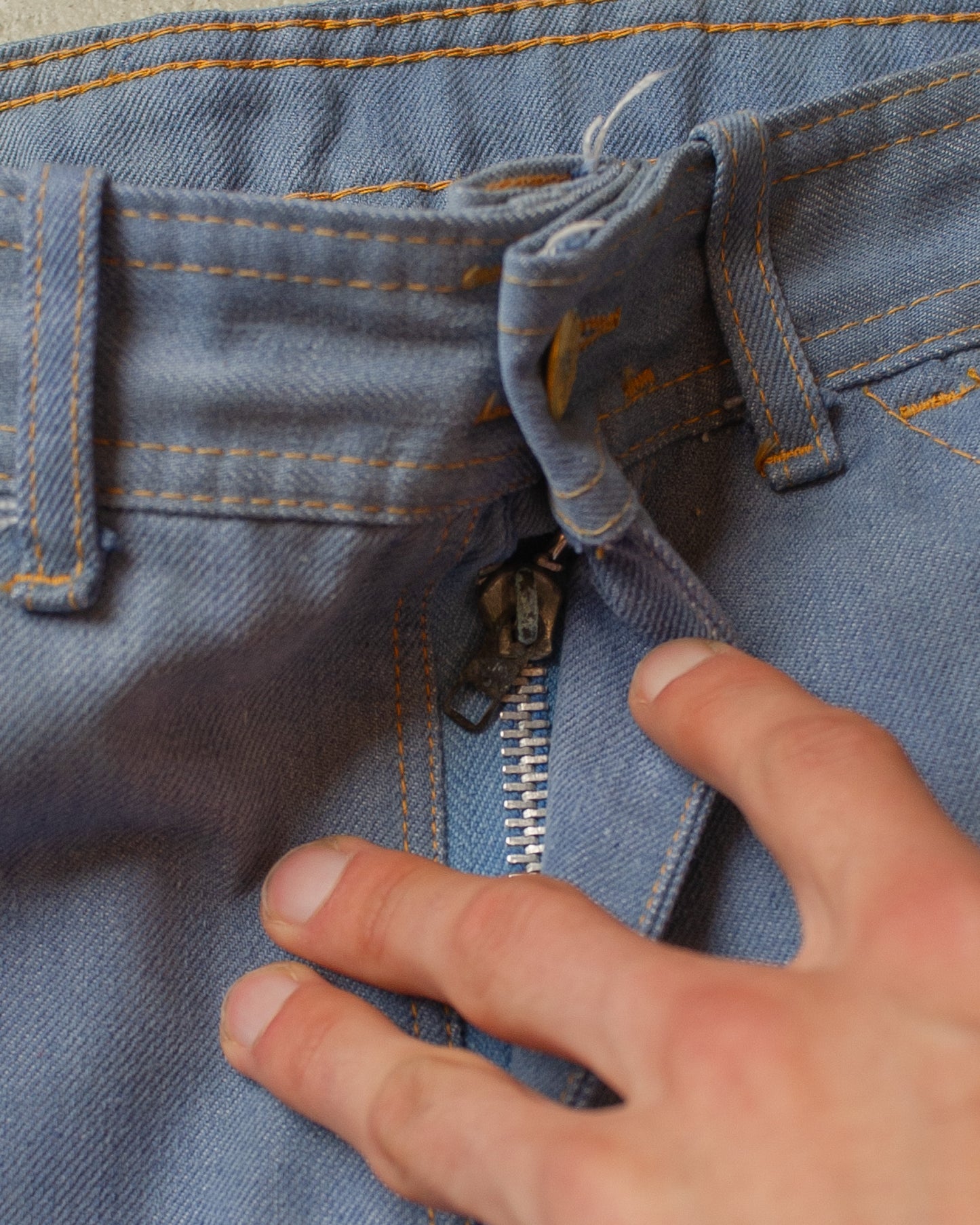 1970s Sunfaded Bootcut Jeans - W32 L33